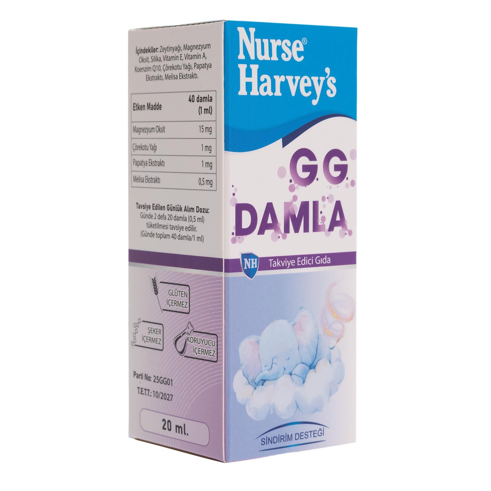 Bitkisel Gaz Giderici Damla 20 ml