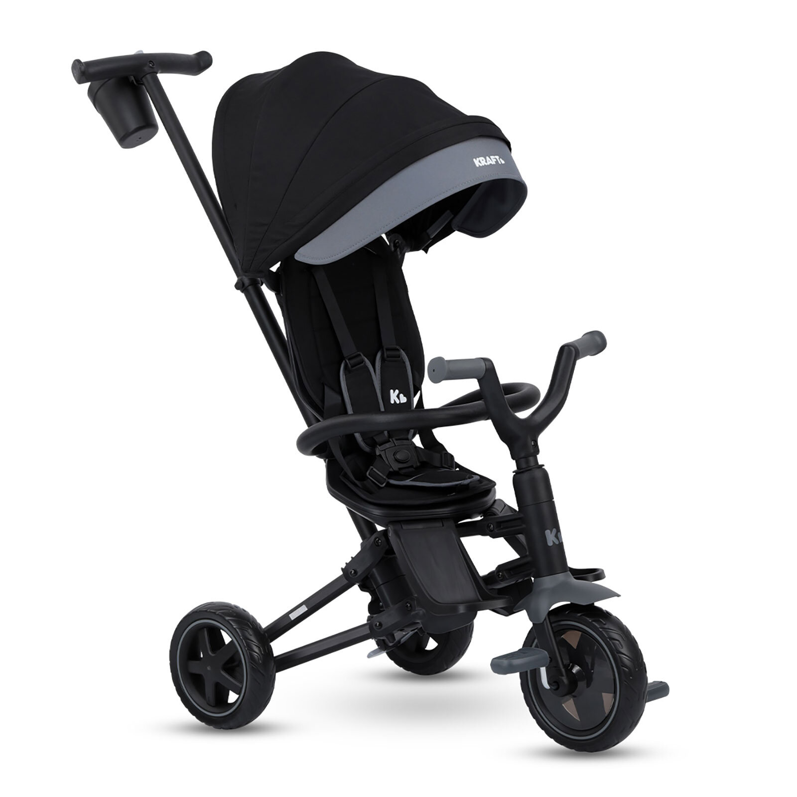 Nova QPlay 6 in 1 Katlanır Bisiklet Siyah