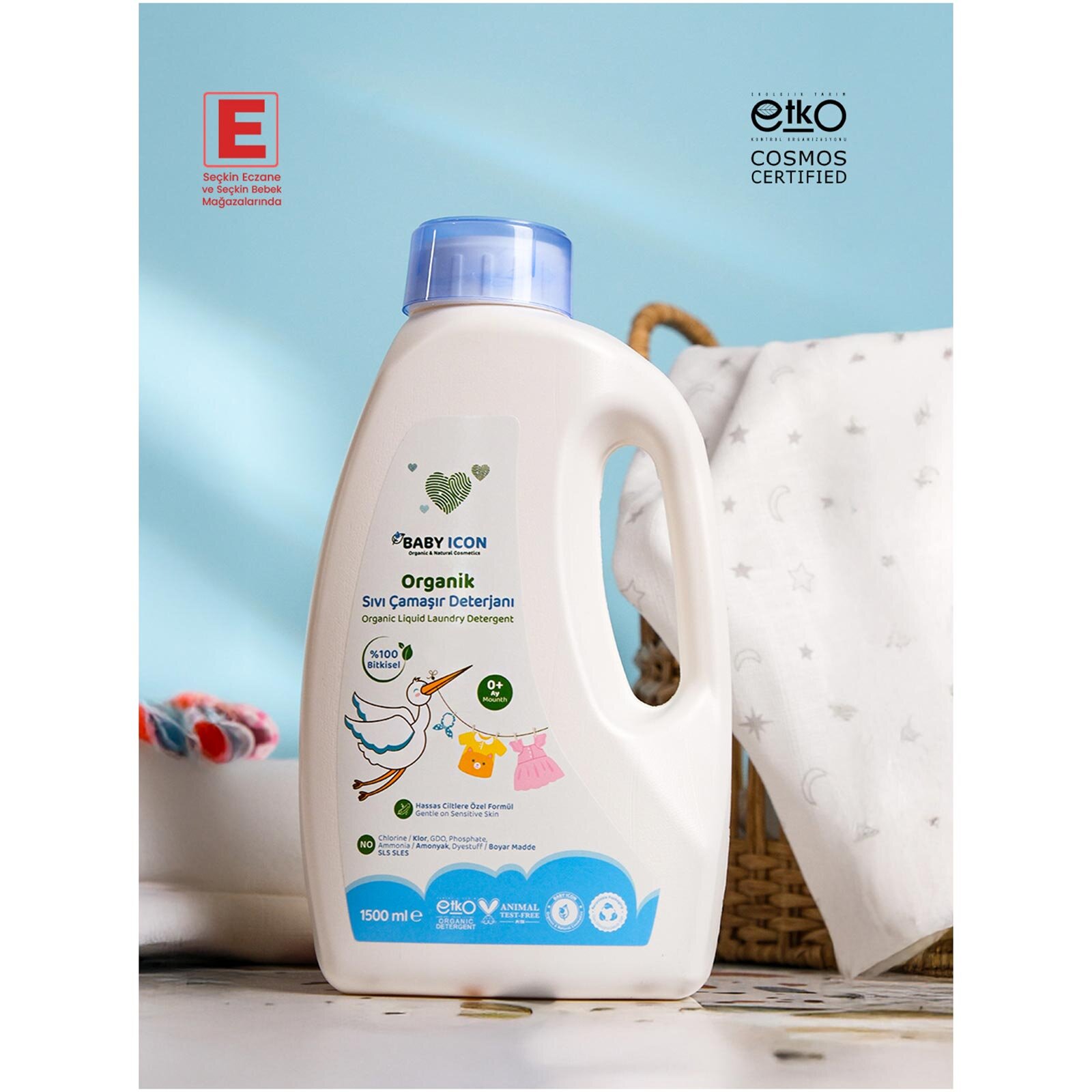 Baby İcon Çamaşır Detarjanı (1,5 LT)