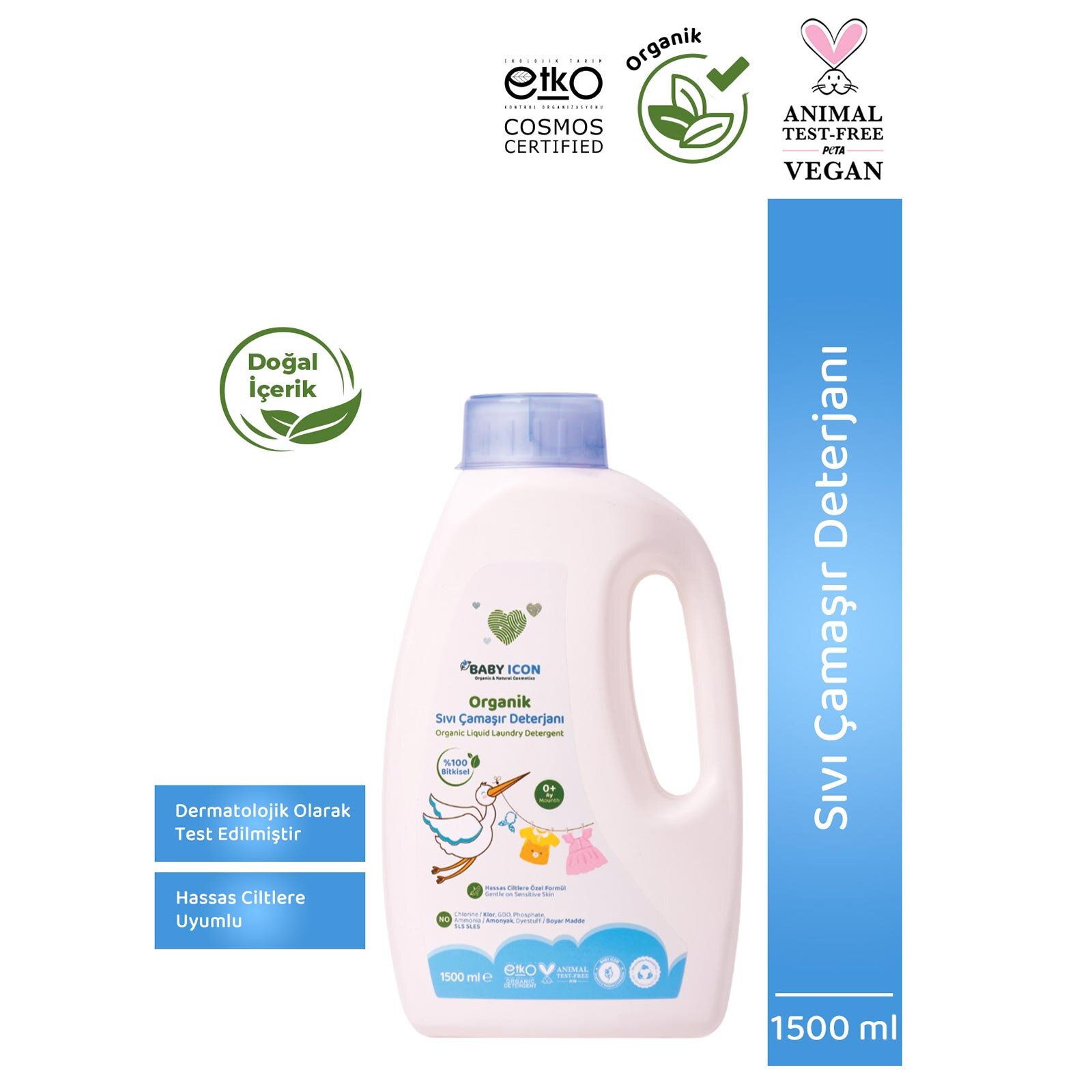 Baby İcon Çamaşır Detarjanı (1,5 LT)