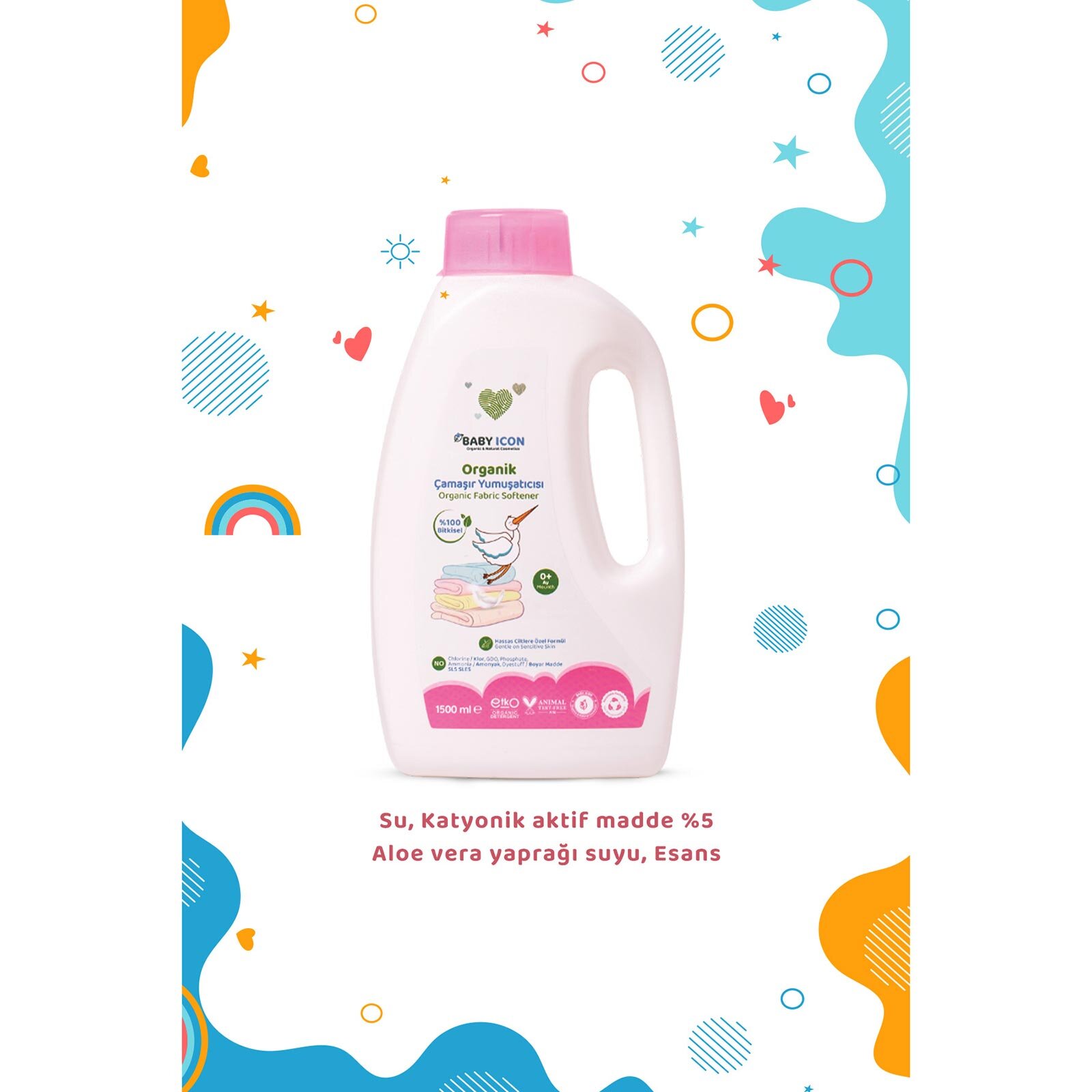 Baby İcon Çamaşır Yumuşatıcısı (1,5 LT)