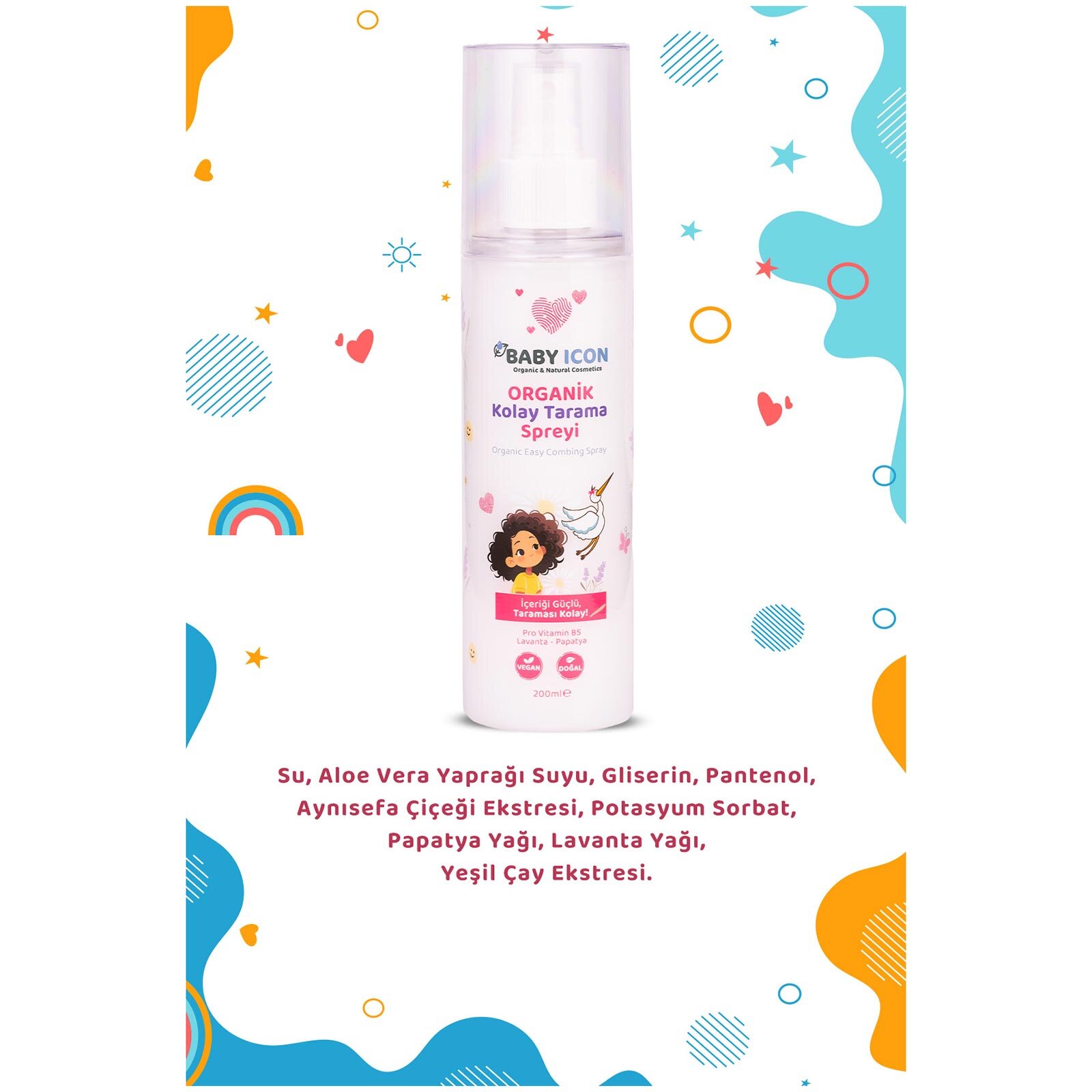 Baby İcon Kolay Tarama Spreyi (200 ML)