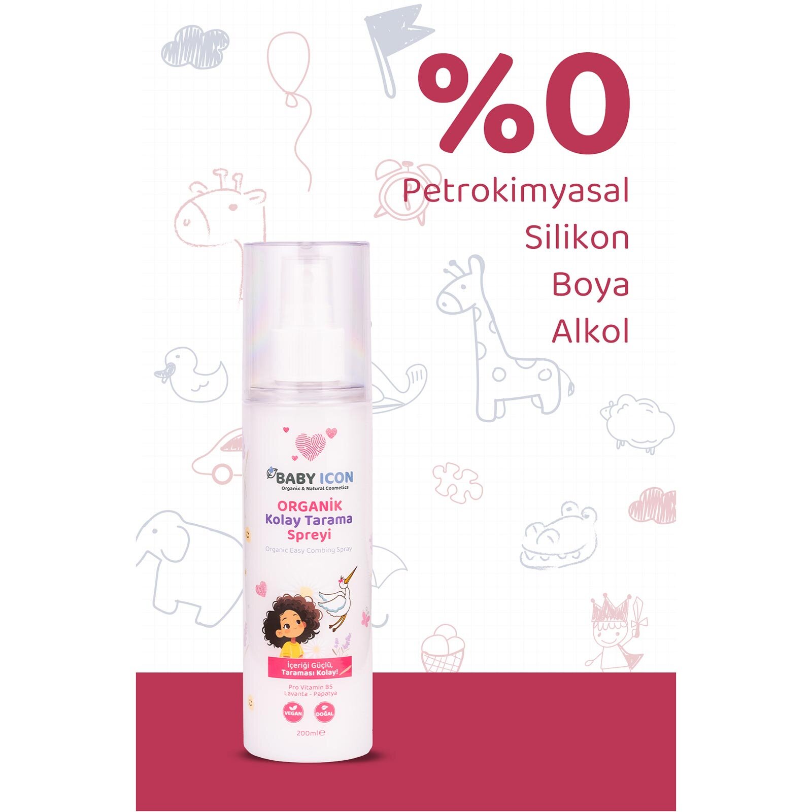 Baby İcon Kolay Tarama Spreyi (200 ML)