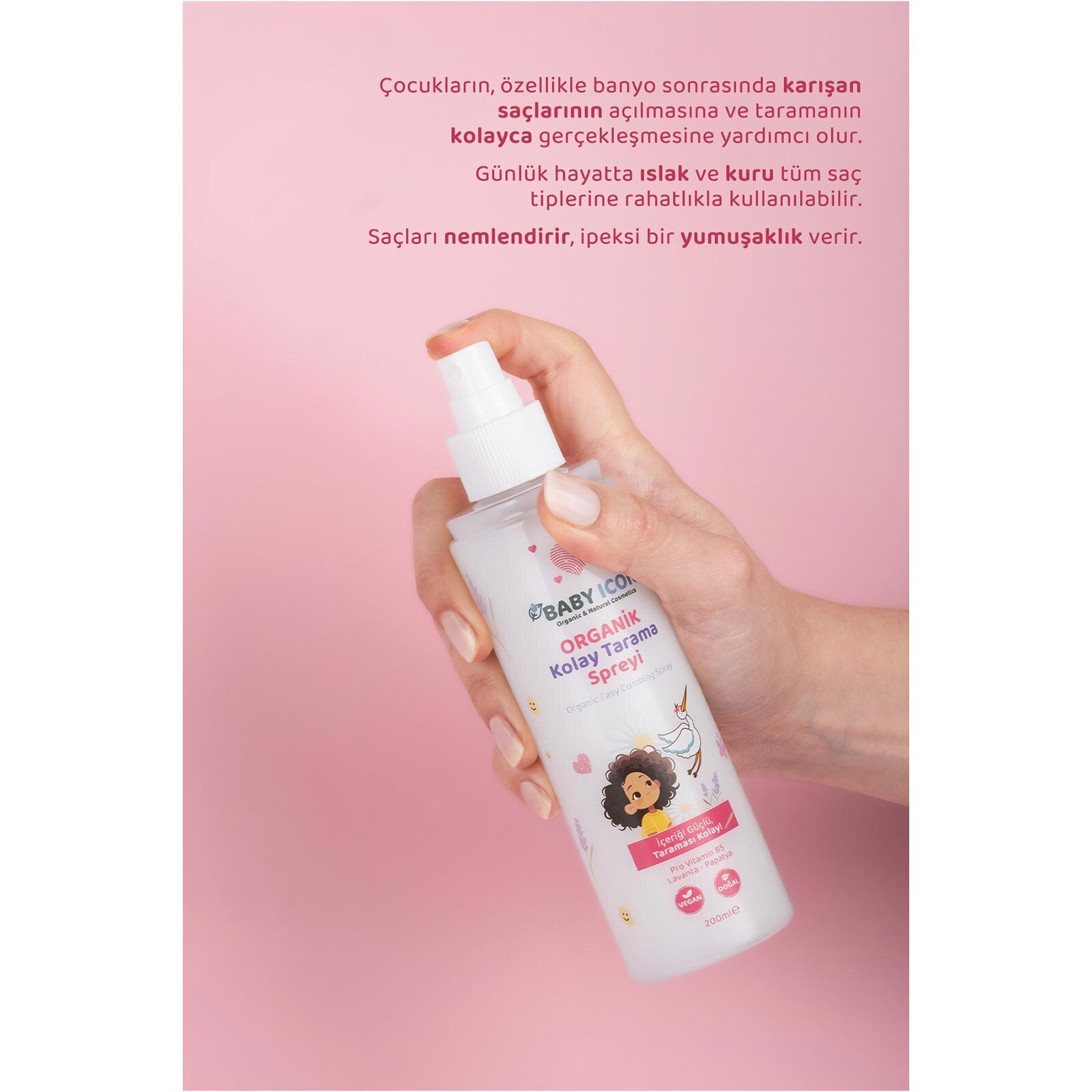 Baby İcon Kolay Tarama Spreyi (200 ML)