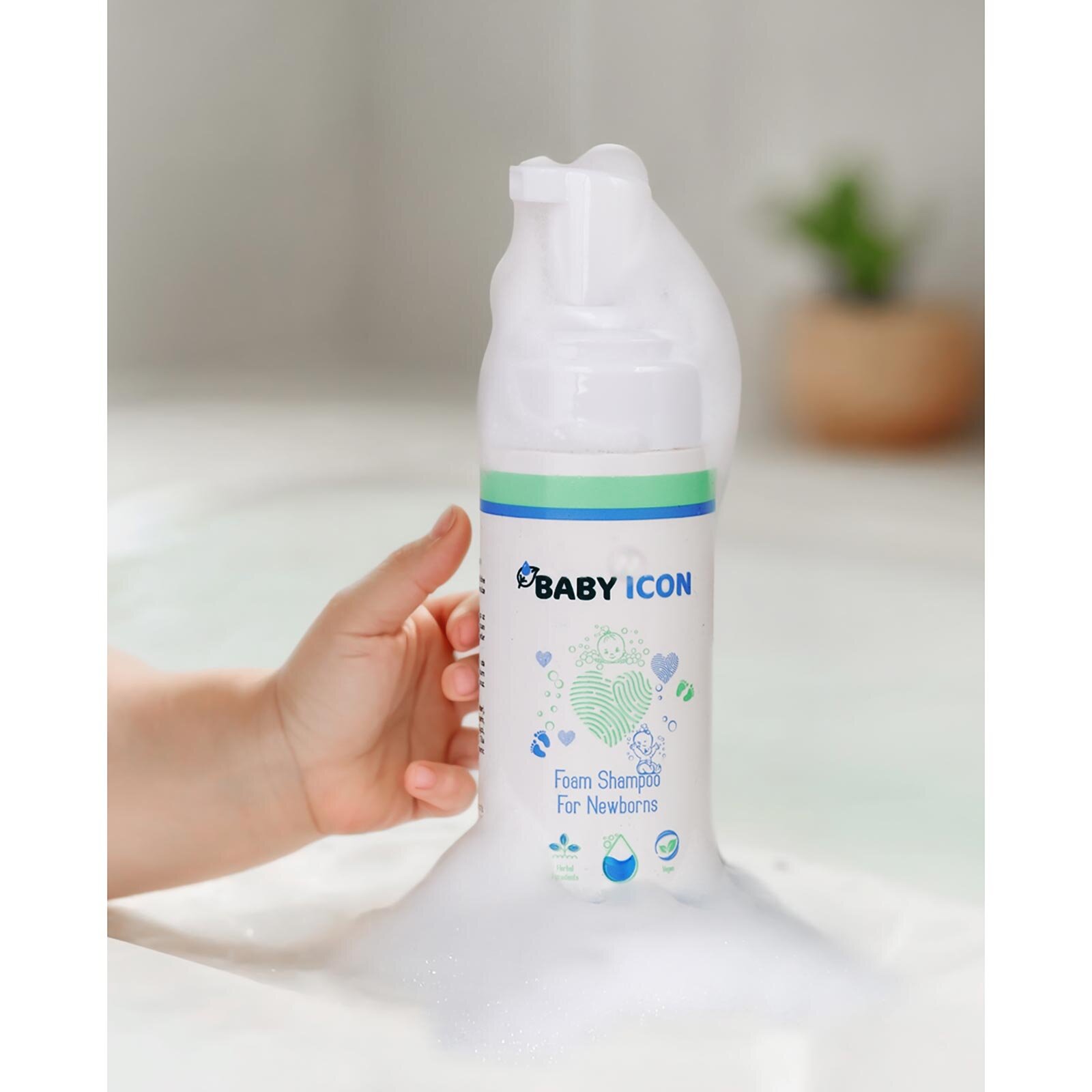 Baby İcon Yeni Doğan Konak Önleyici Köpük Şampuan (150 ML)