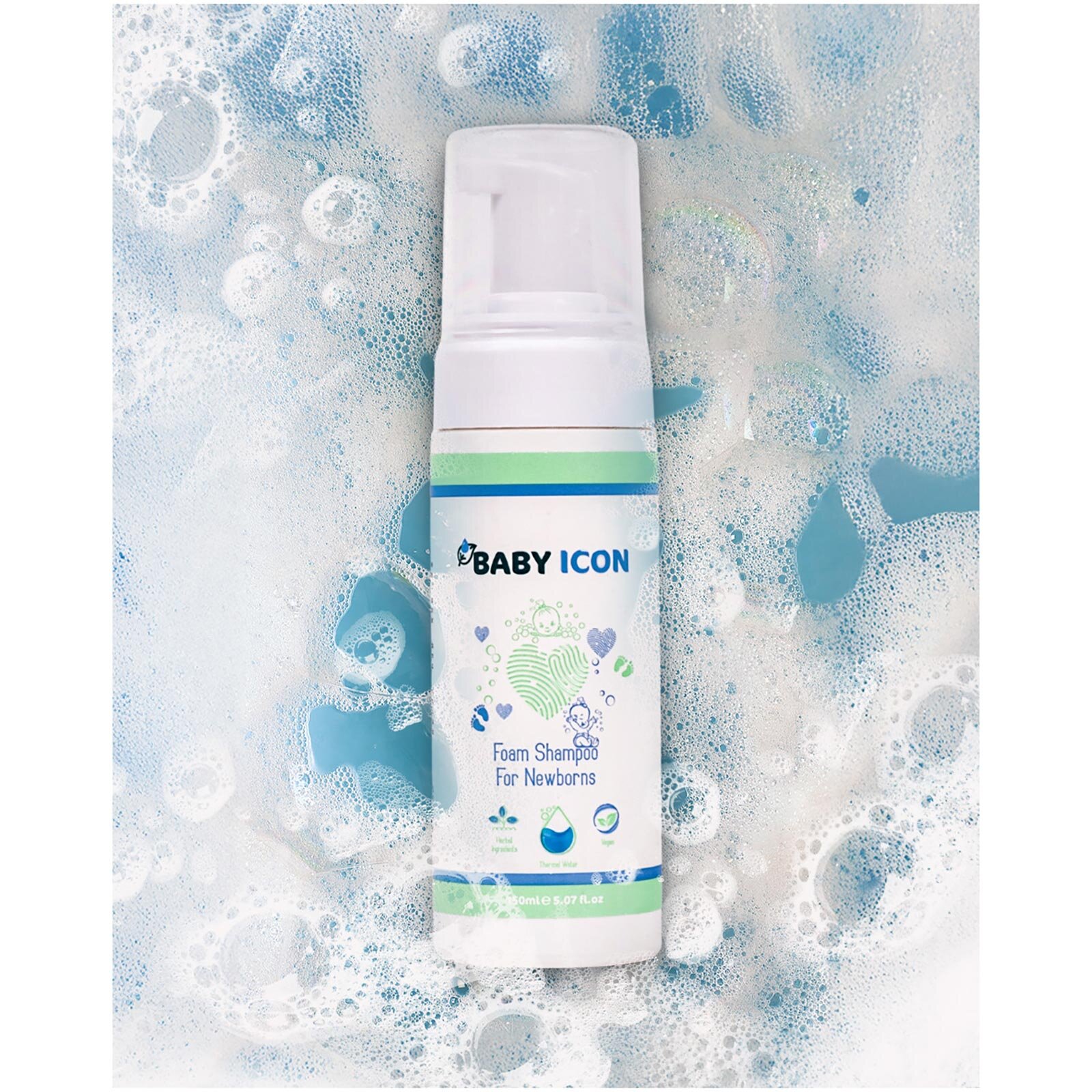 Baby İcon Yeni Doğan Konak Önleyici Köpük Şampuan (150 ML)