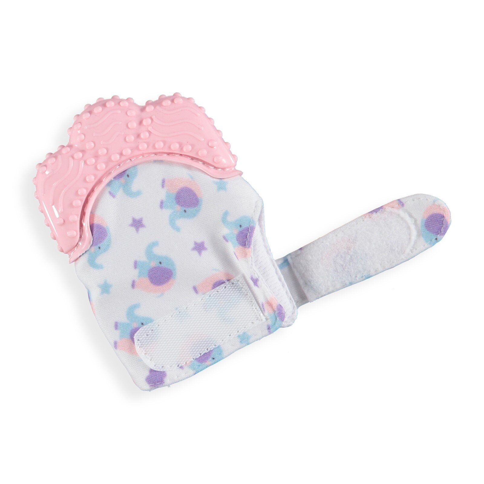 Bebek Diş Kaşıma Eldiveni Pembe