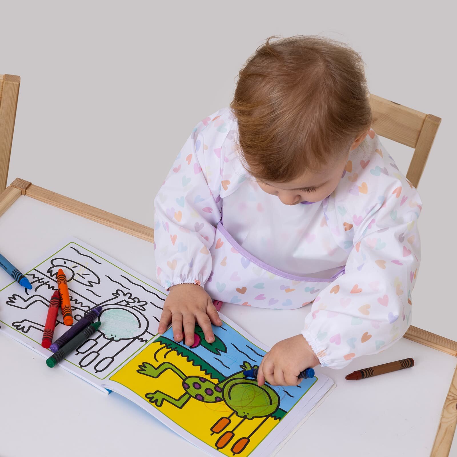 Montessori Ahşap Çocuk Masa ve 2 Sandalye Set