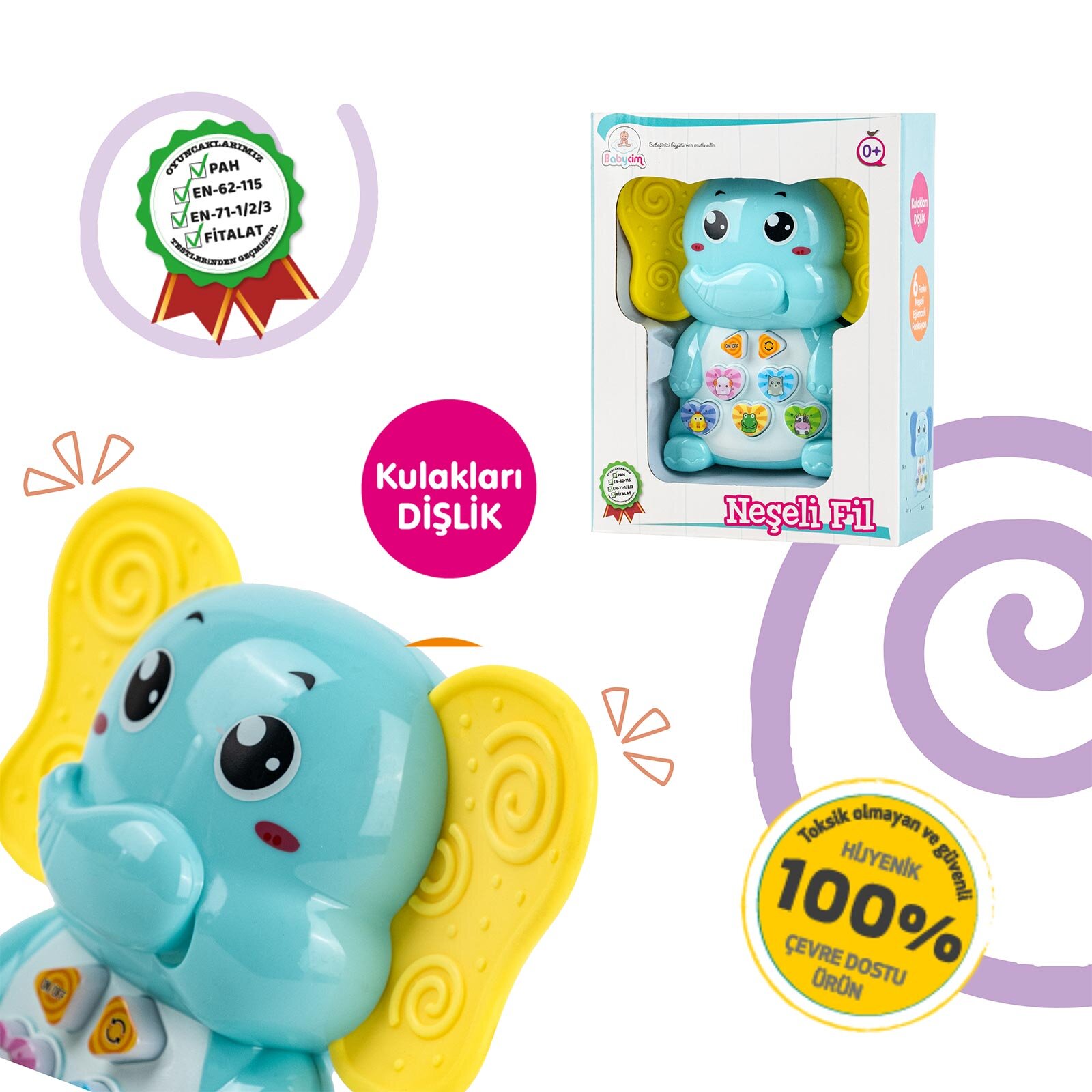 Babycim Neşeli Fil Arkadaşım Babycim Neşeli Fil Arkadaşım
