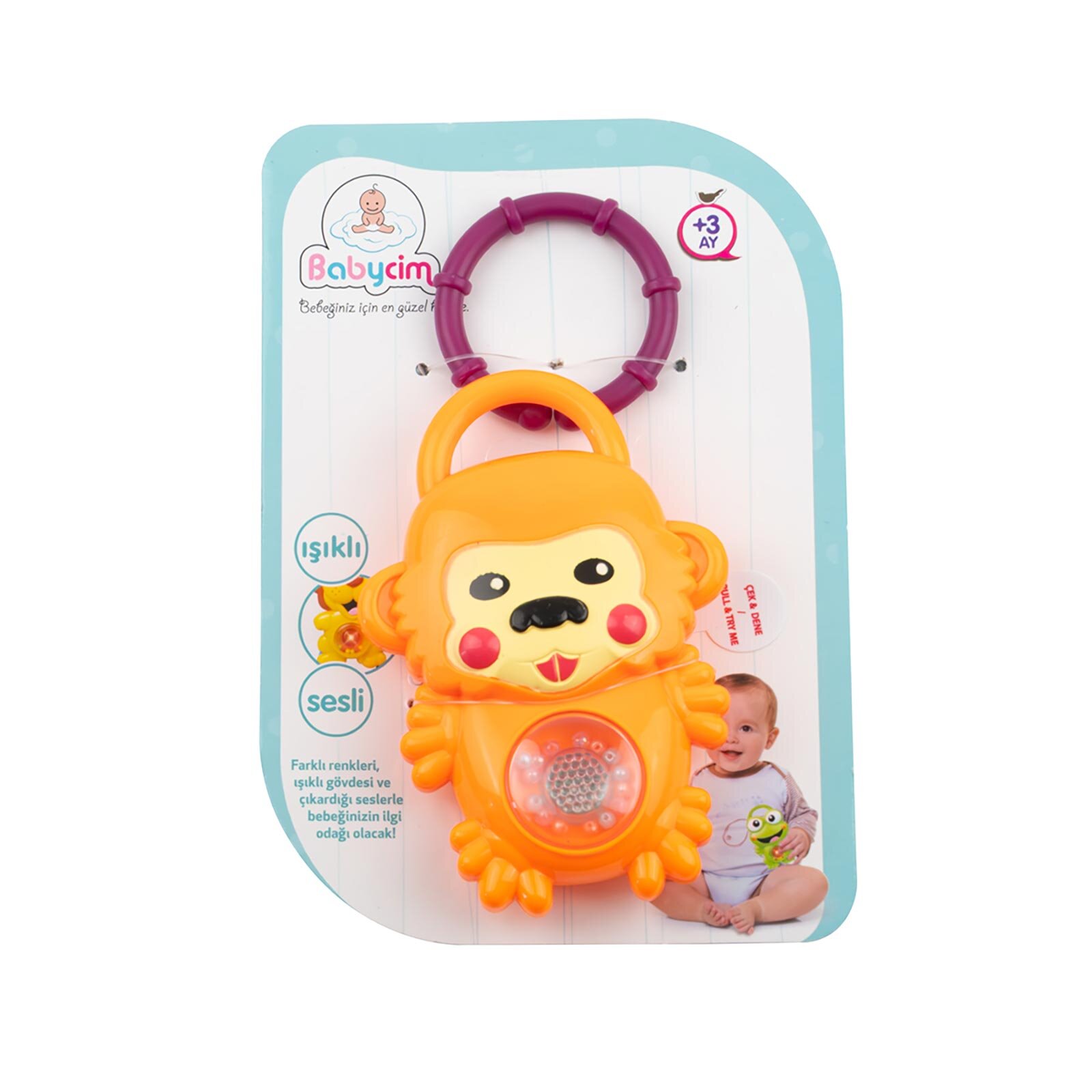 Babycim Neşeli Sesli Pilli Çıngırak Babycim Neşeli Sesli Pilli Çıngırak