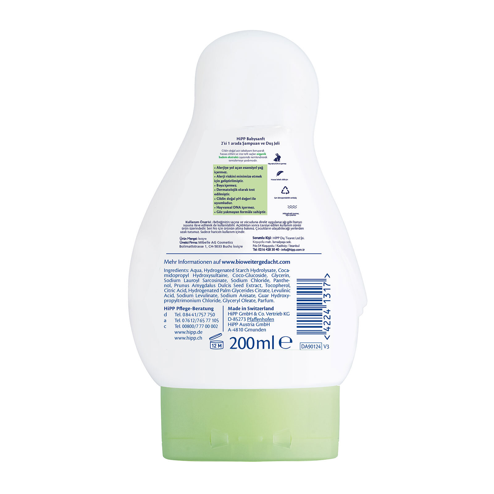 Babysanft 2’si 1 arada Şampuan ve Duş Jeli