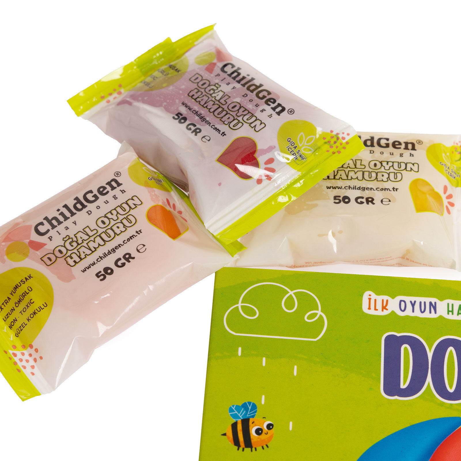 Bahar Aktivite Kitabı ve 3x50gr Hamur Hediyeli Bahar Aktivite Kitabı ve 3x50gr Hamur Hediyeli