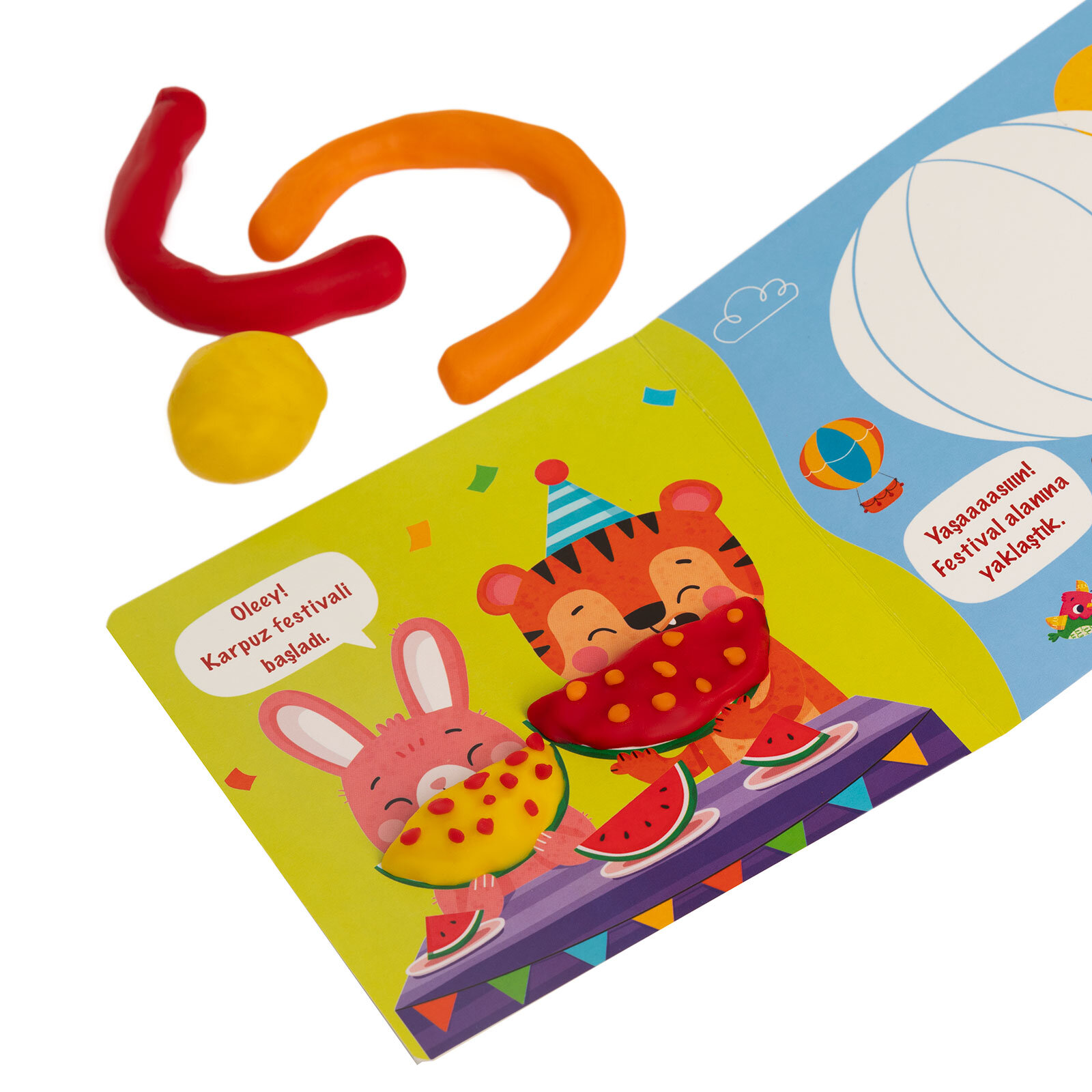 Bahar Aktivite Kitabı ve 3x50gr Hamur Hediyeli Bahar Aktivite Kitabı ve 3x50gr Hamur Hediyeli