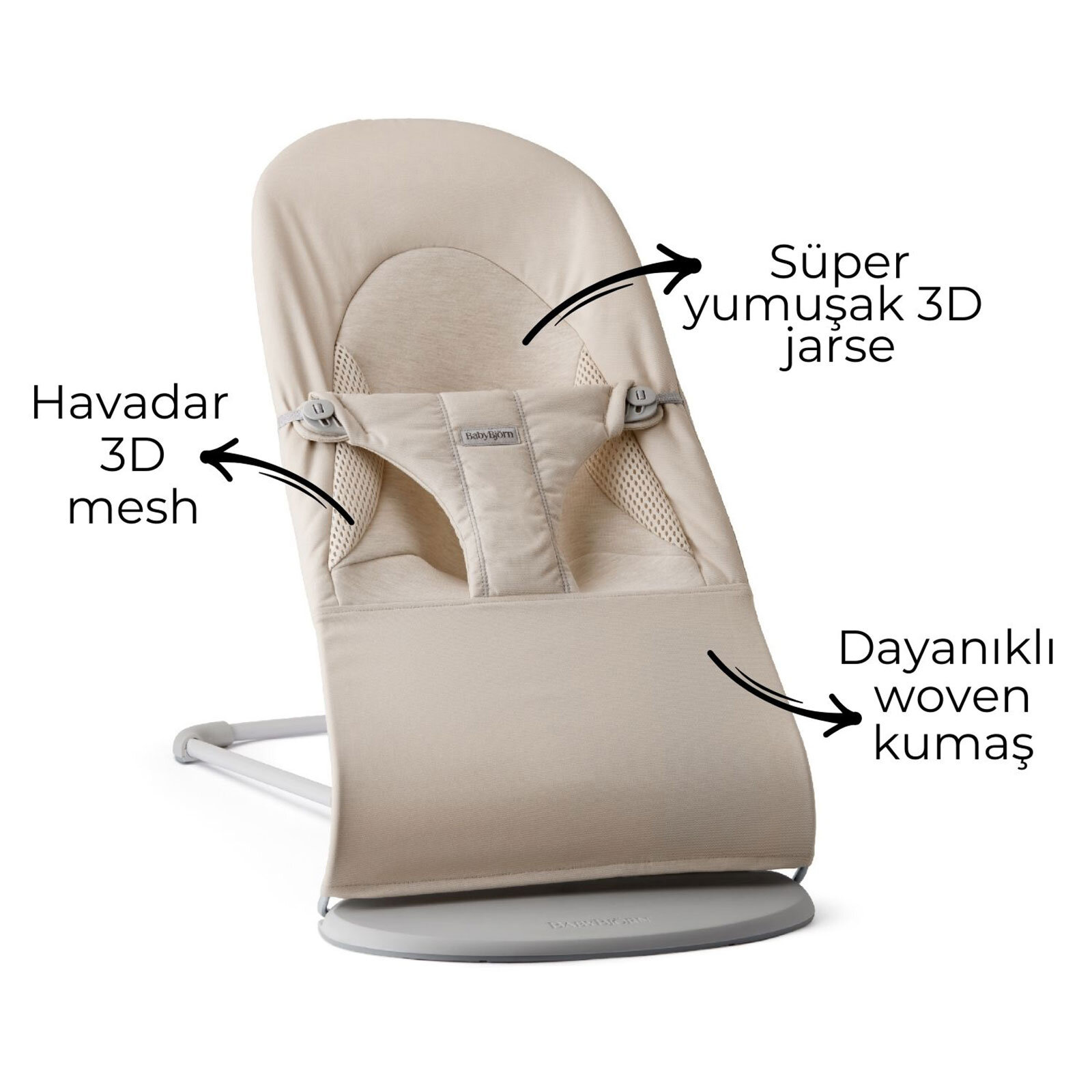 Balance Soft Woven Jersey Üçlü Kumaş / Light Beige