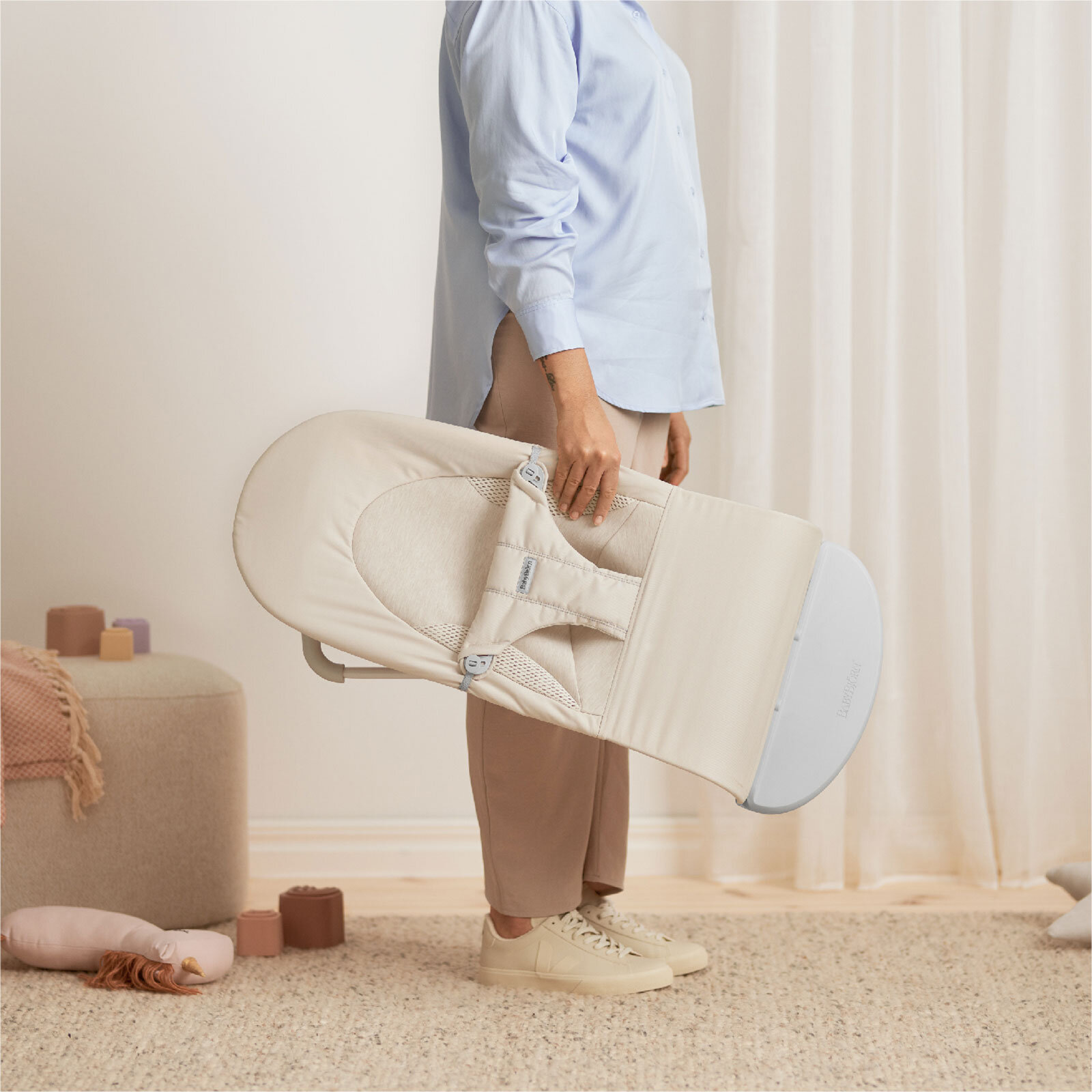 Balance Soft Woven Jersey Üçlü Kumaş / Light Beige