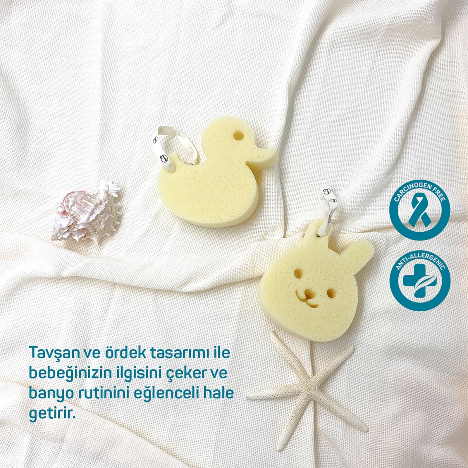 Banyo Süngeri Asortili