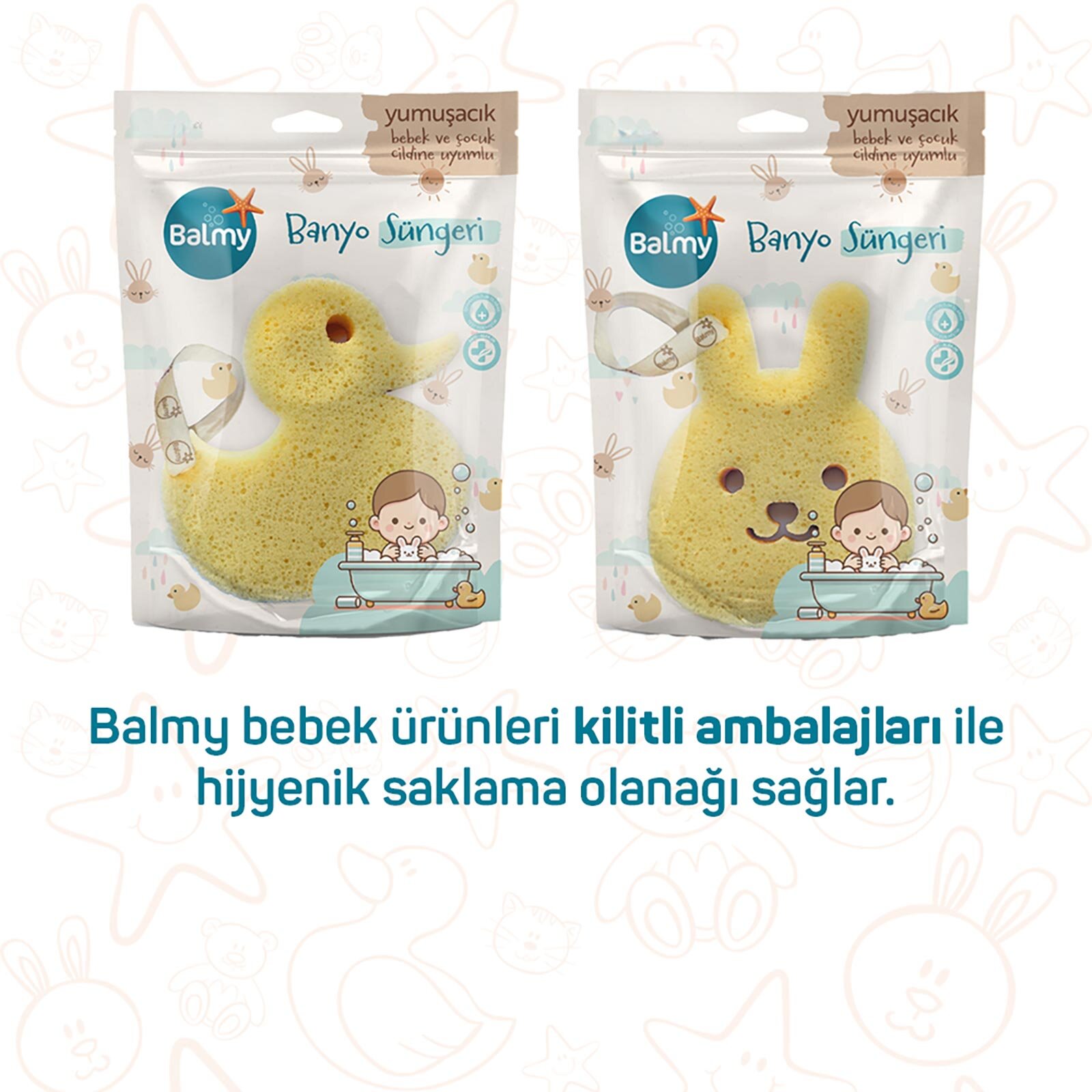 Banyo Süngeri Asortili