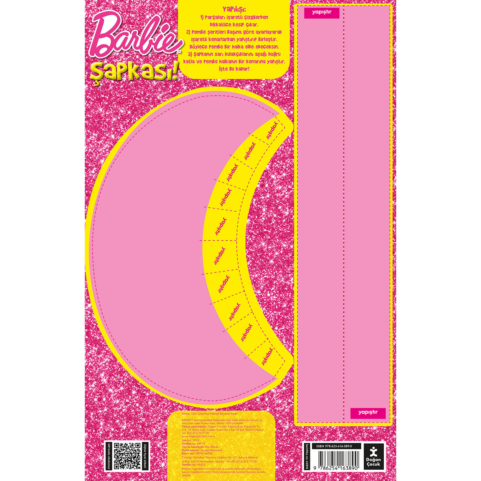 BARBIE 100+ ÇIKARTMA HEDİYELİ BOYAMA KİT BARBIE 100+ ÇIKARTMA HEDİYELİ BOYAMA KİT