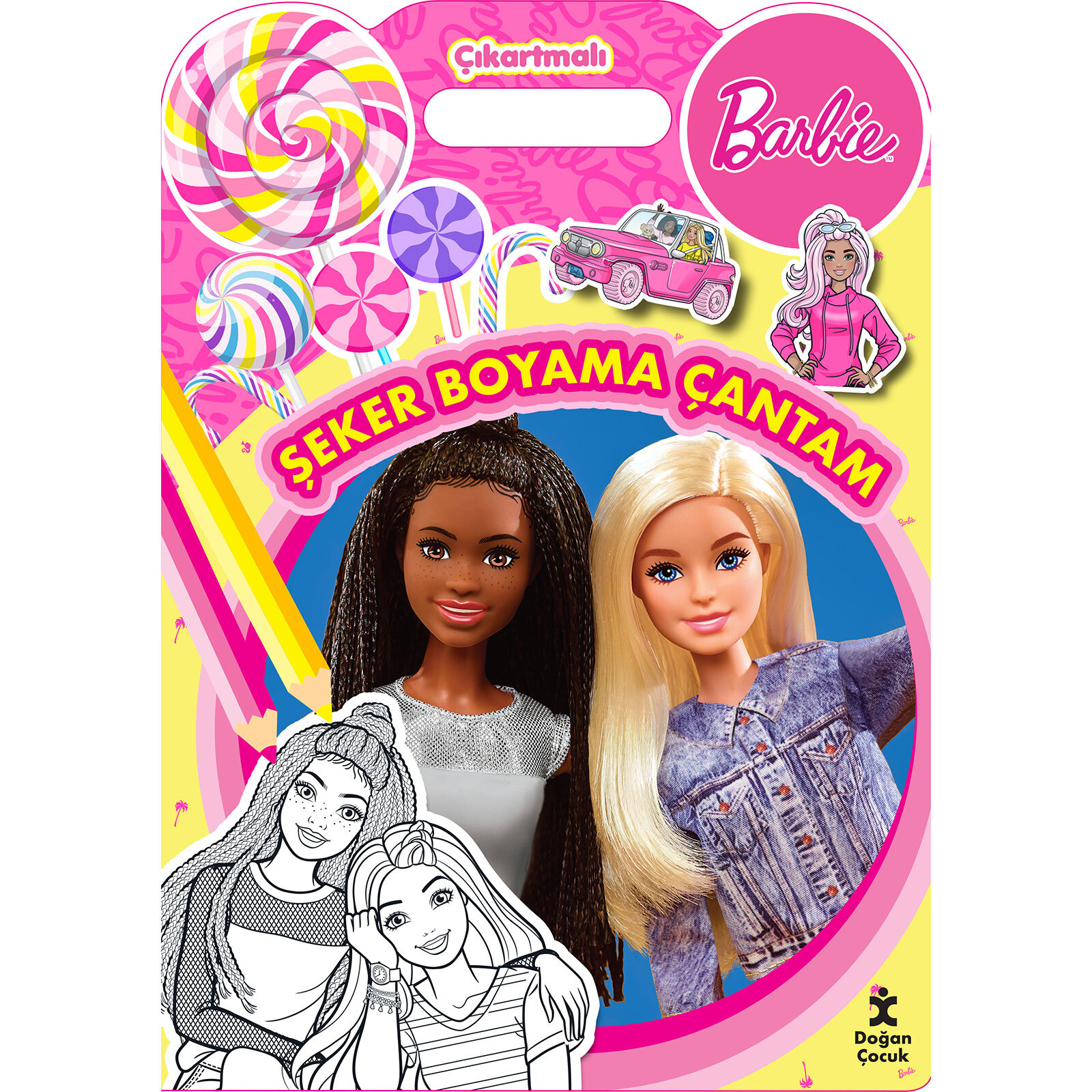BARBIE ŞEKER BOYAMA ÇANTAM