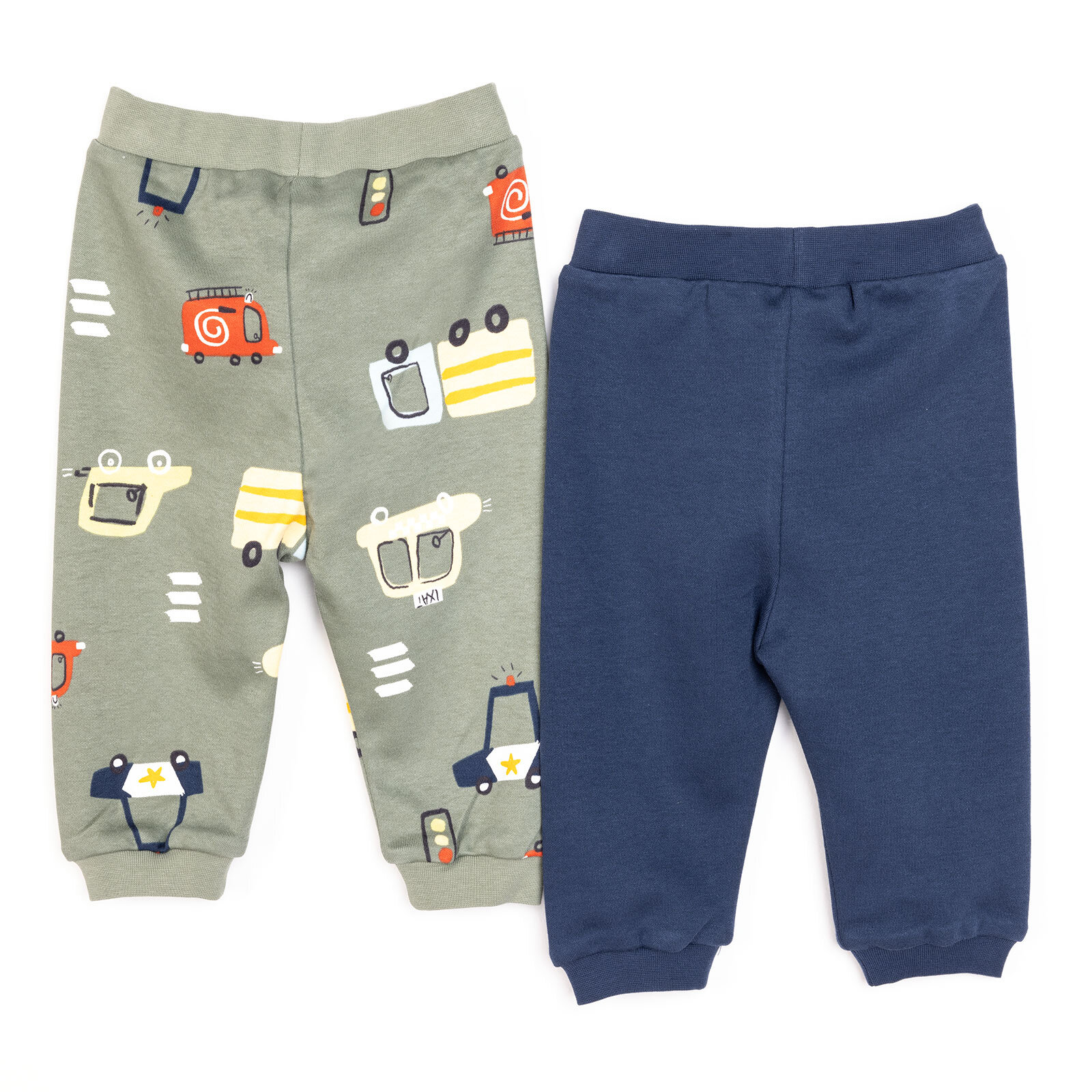Basic Araba Desenli 2li Patiksiz Alt Erkek Bebek