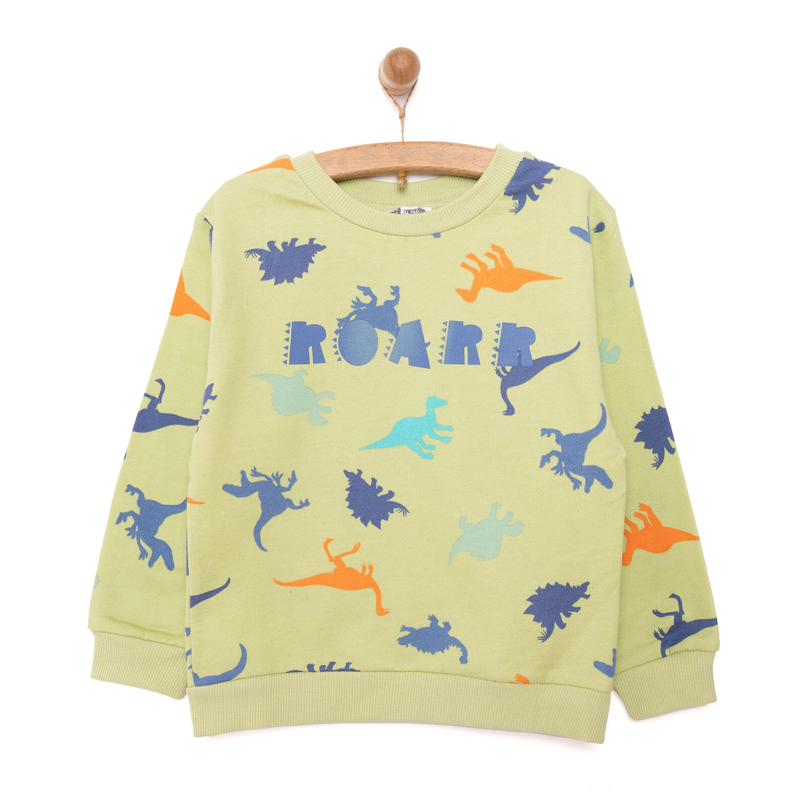 Basic Az Şardonlu Aslan Desenli Sweatshirt Erkek Bebek Basic Az Şardonlu Aslan Desenli Sweatshirt Erkek Bebek