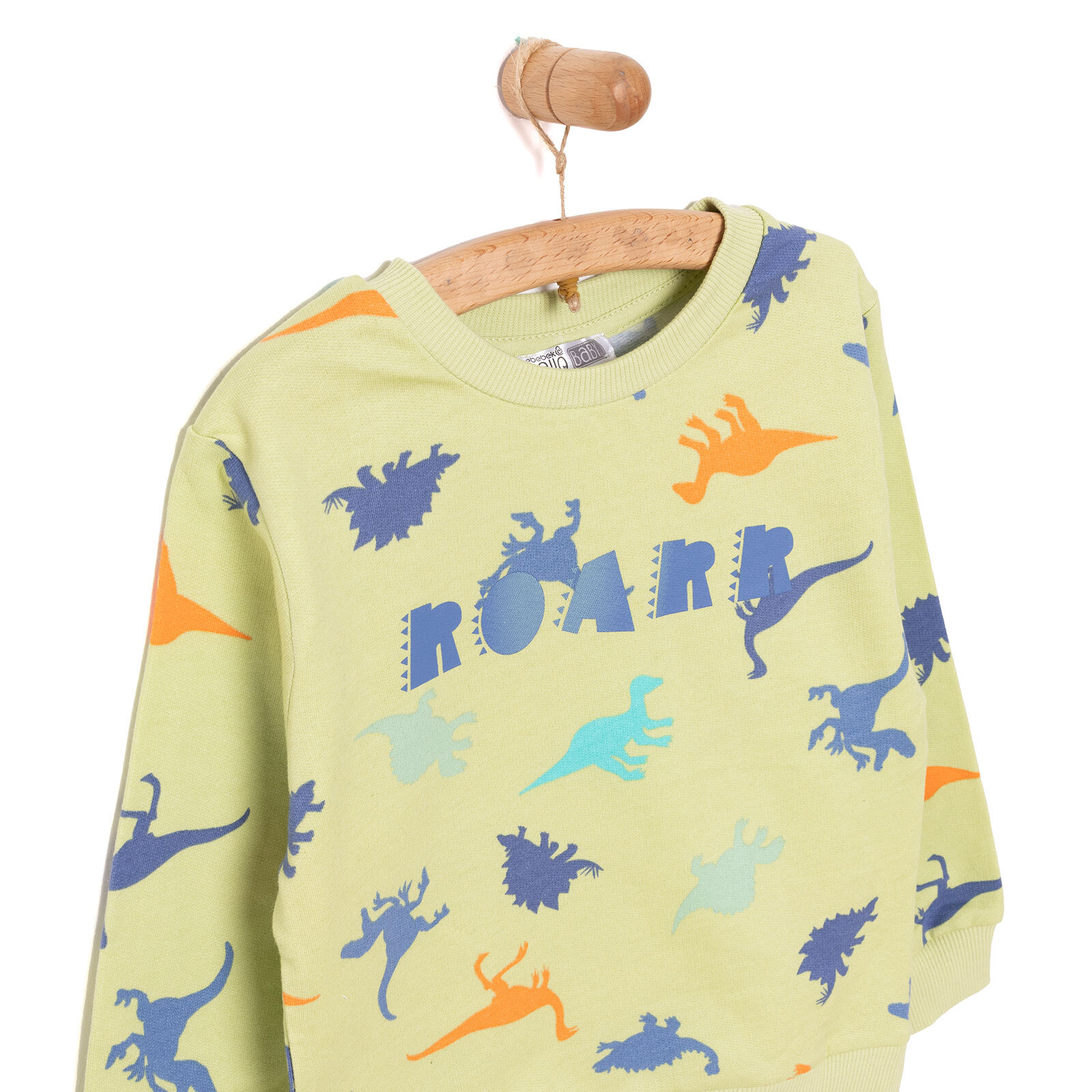 Basic Az Şardonlu Aslan Desenli Sweatshirt Erkek Bebek Basic Az Şardonlu Aslan Desenli Sweatshirt Erkek Bebek