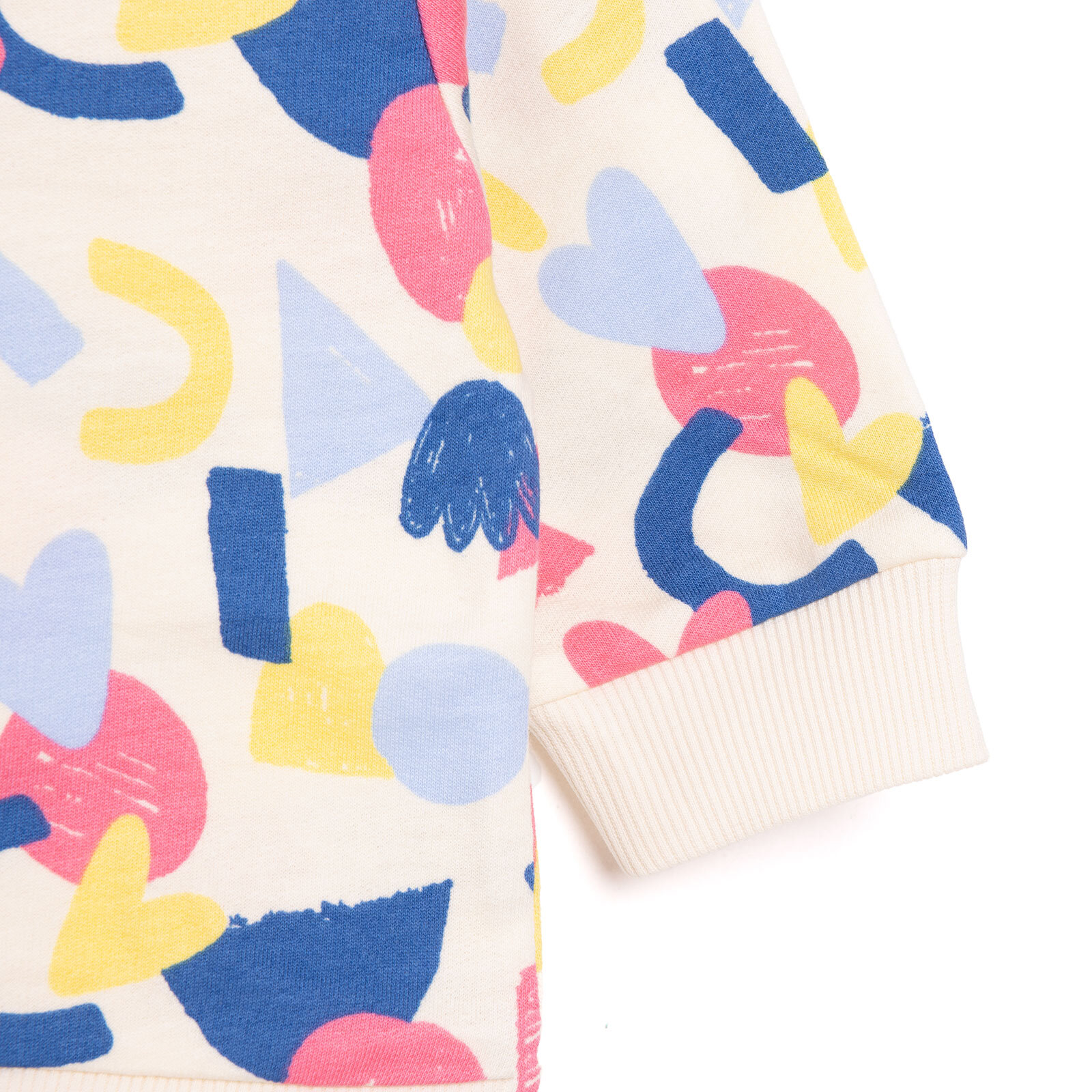 Basic Az Şardonlu Aslan Desenli Sweatshirt Kız Bebek