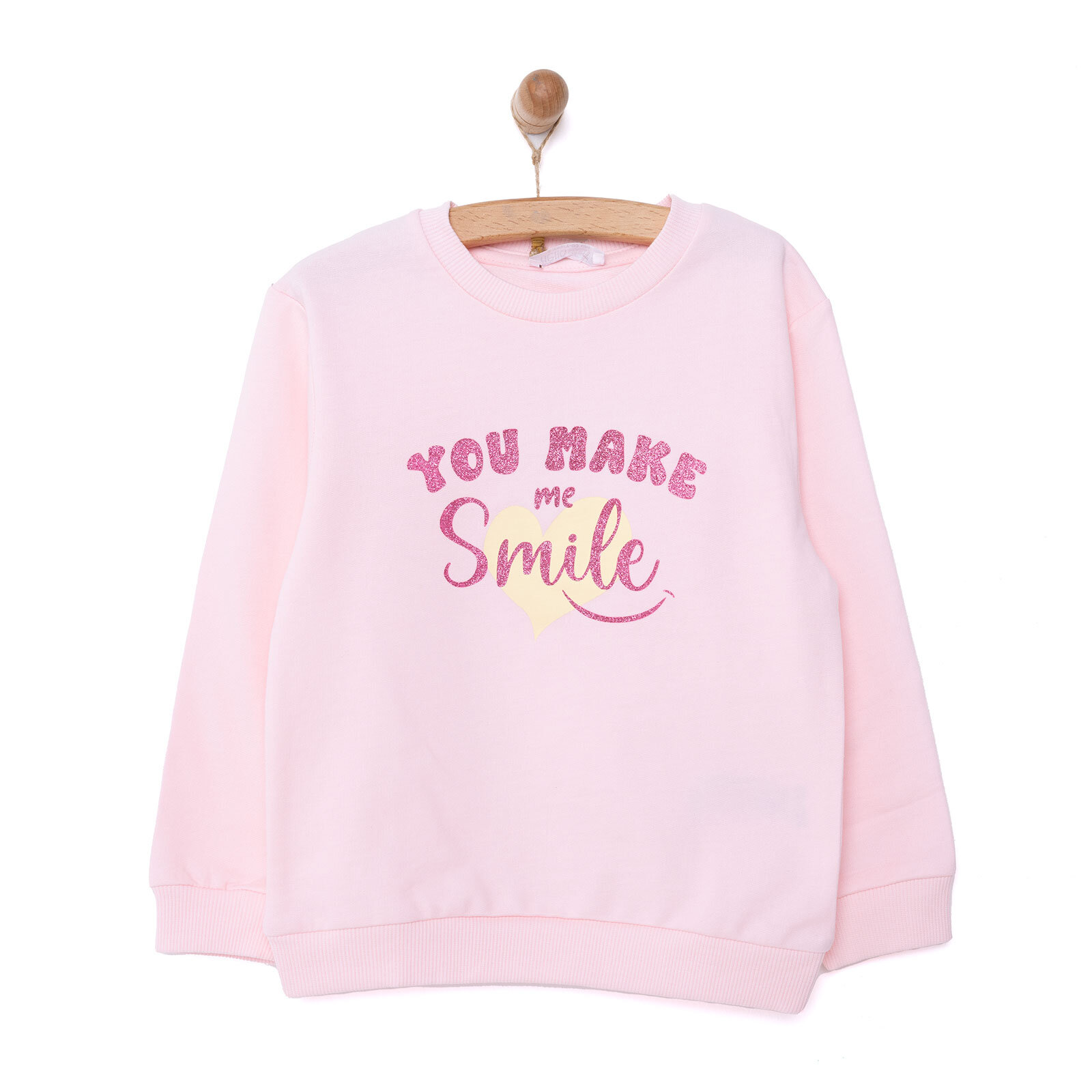 Basic Az Şardonlu Aslan Desenli Sweatshirt Kız Bebek Basic Az Şardonlu Aslan Desenli Sweatshirt Kız Bebek