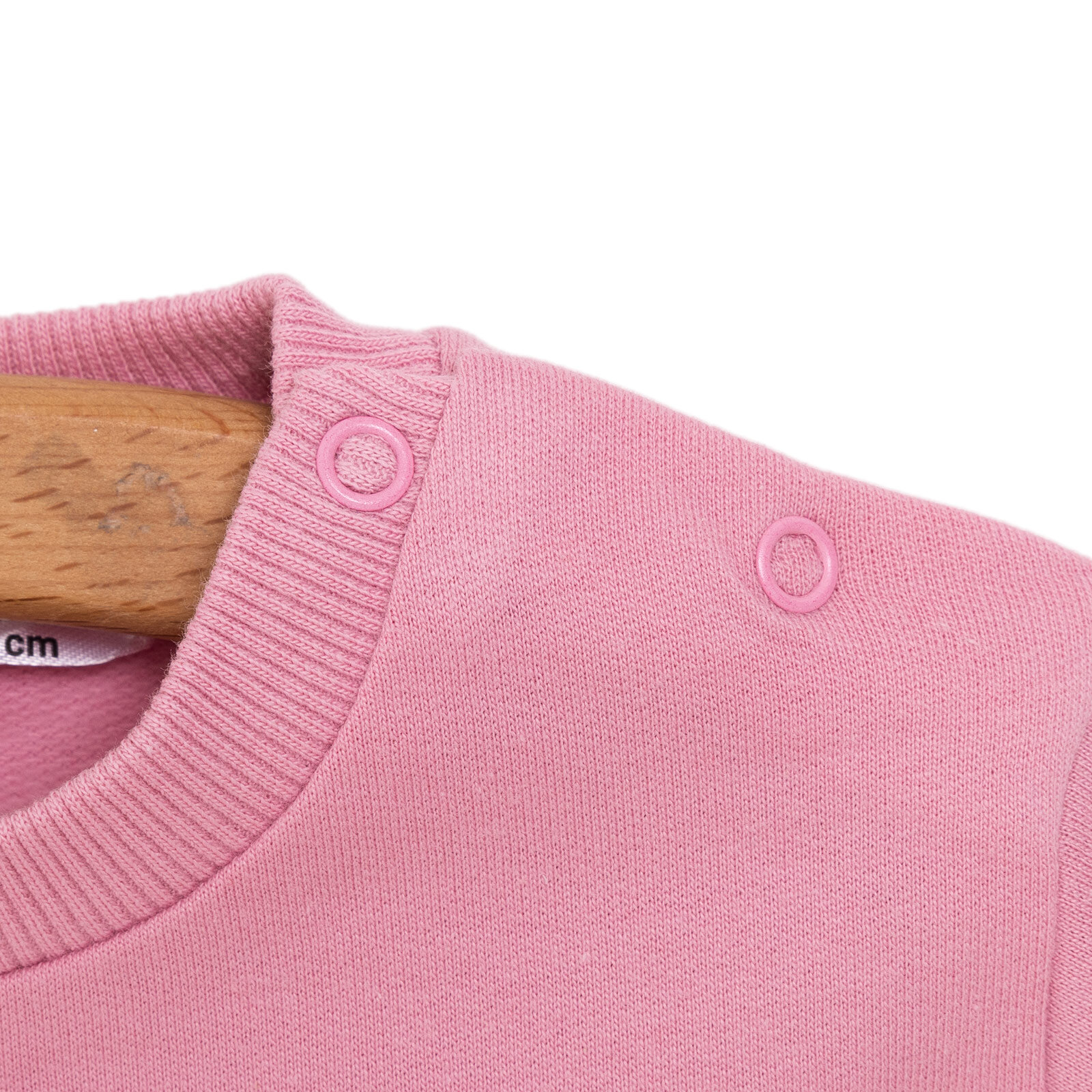 Kız Bebek Sweatshirt Şardonlu Balerin Desenli Bisiklet Yaka Uzun Kol Pembe Kız Bebek Sweatshirt Şardonlu Balerin Desenli Bisiklet Yaka Uzun Kol Pembe