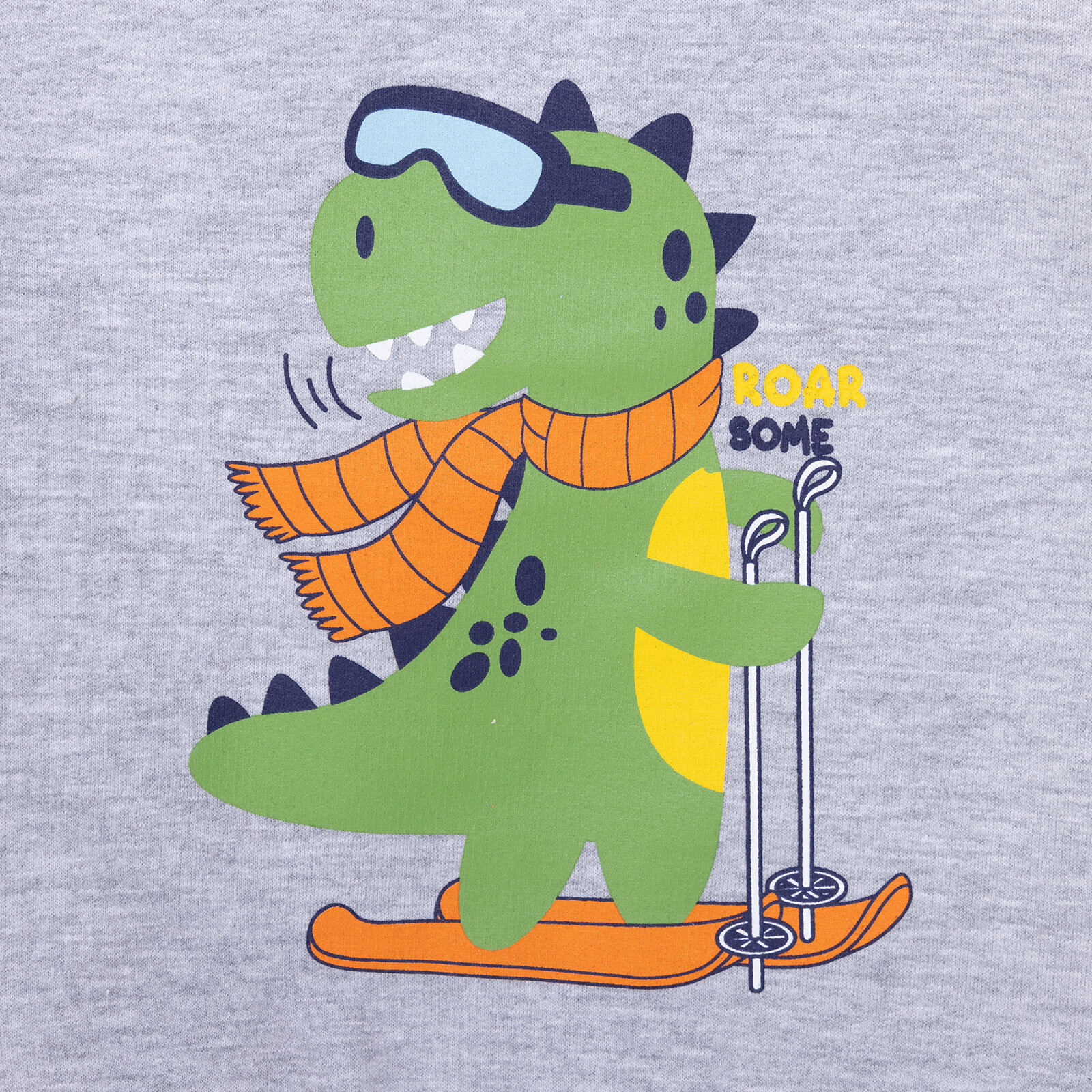 Basic Az Şardonlu Dinozor Desenli Sweatshirt Erkek Bebek Basic Az Şardonlu Dinozor Desenli Sweatshirt Erkek Bebek