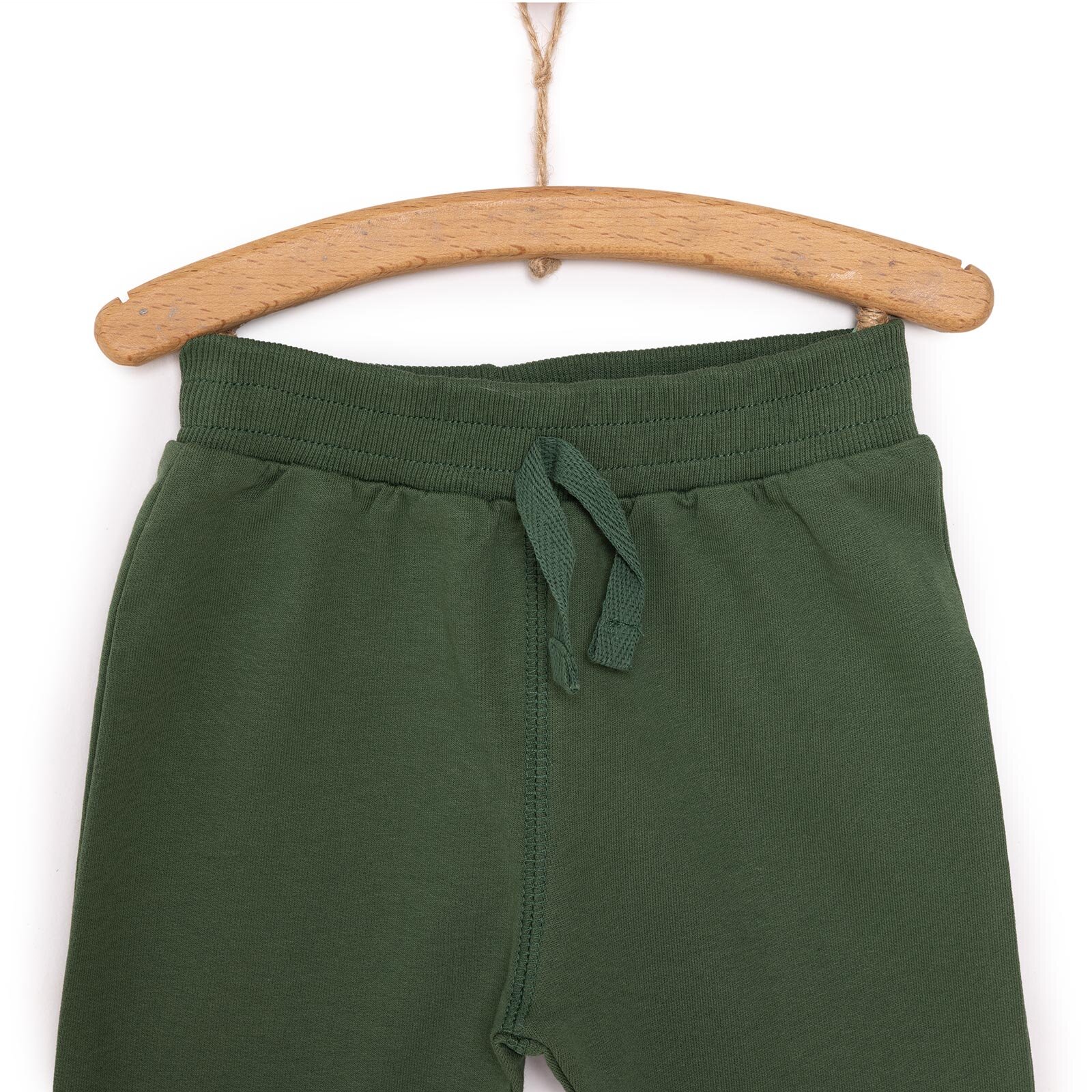 Erkek Bebek Eşofman Alt İki İplik Kumaş İpli Ribanalı Paça Erkek Bebek Eşofman Alt İki İplik Kumaş İpli Ribanalı Paça