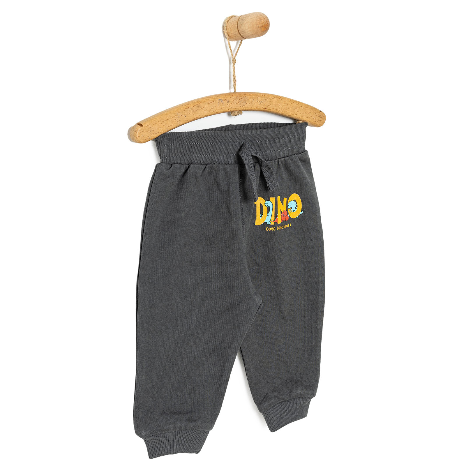 Erkek Bebek Eşofman Alt Basic Şardonlu Ribanalı Paça