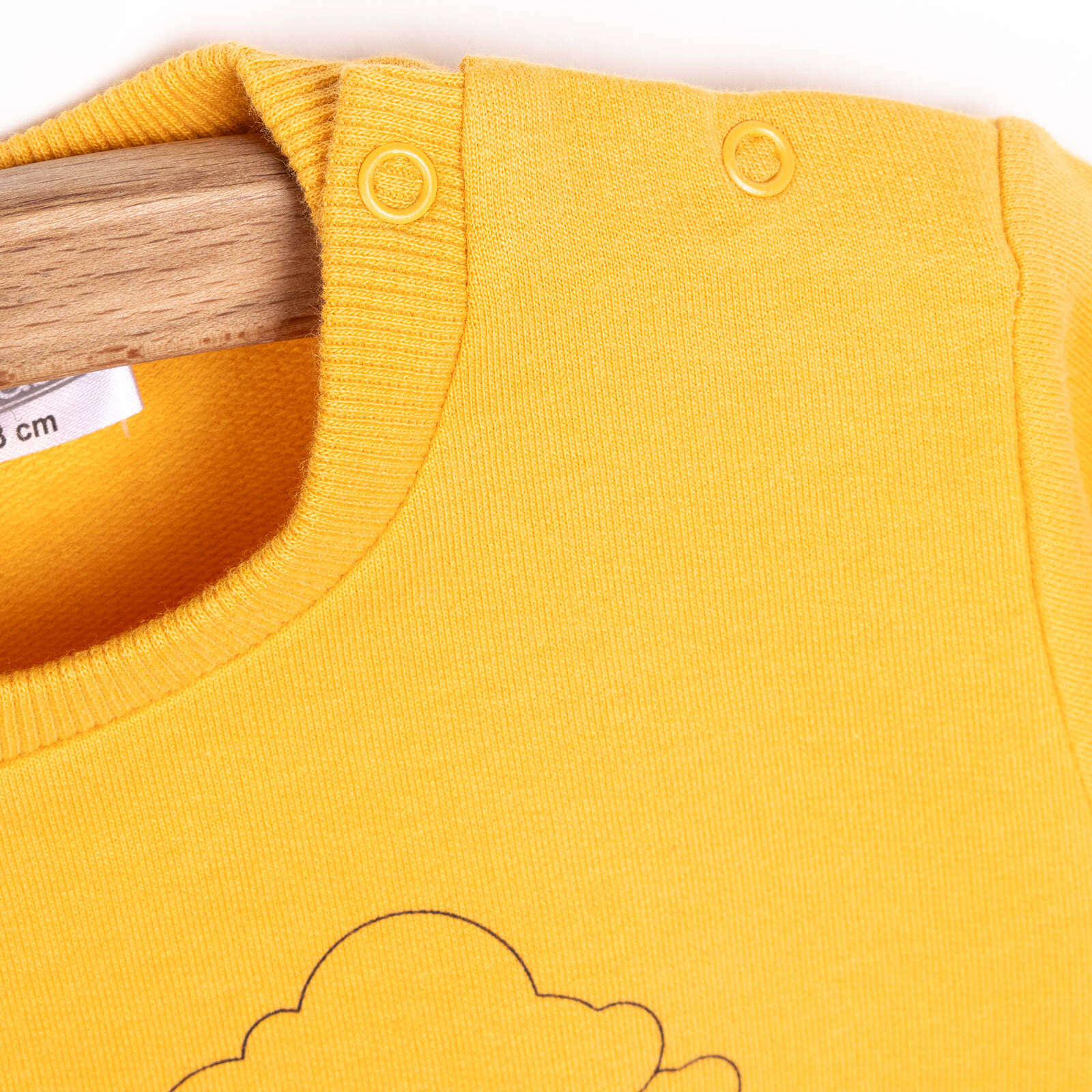 Basic Az Şardonlu Helikopter Baskılı Sweatshirt Erkek Bebek