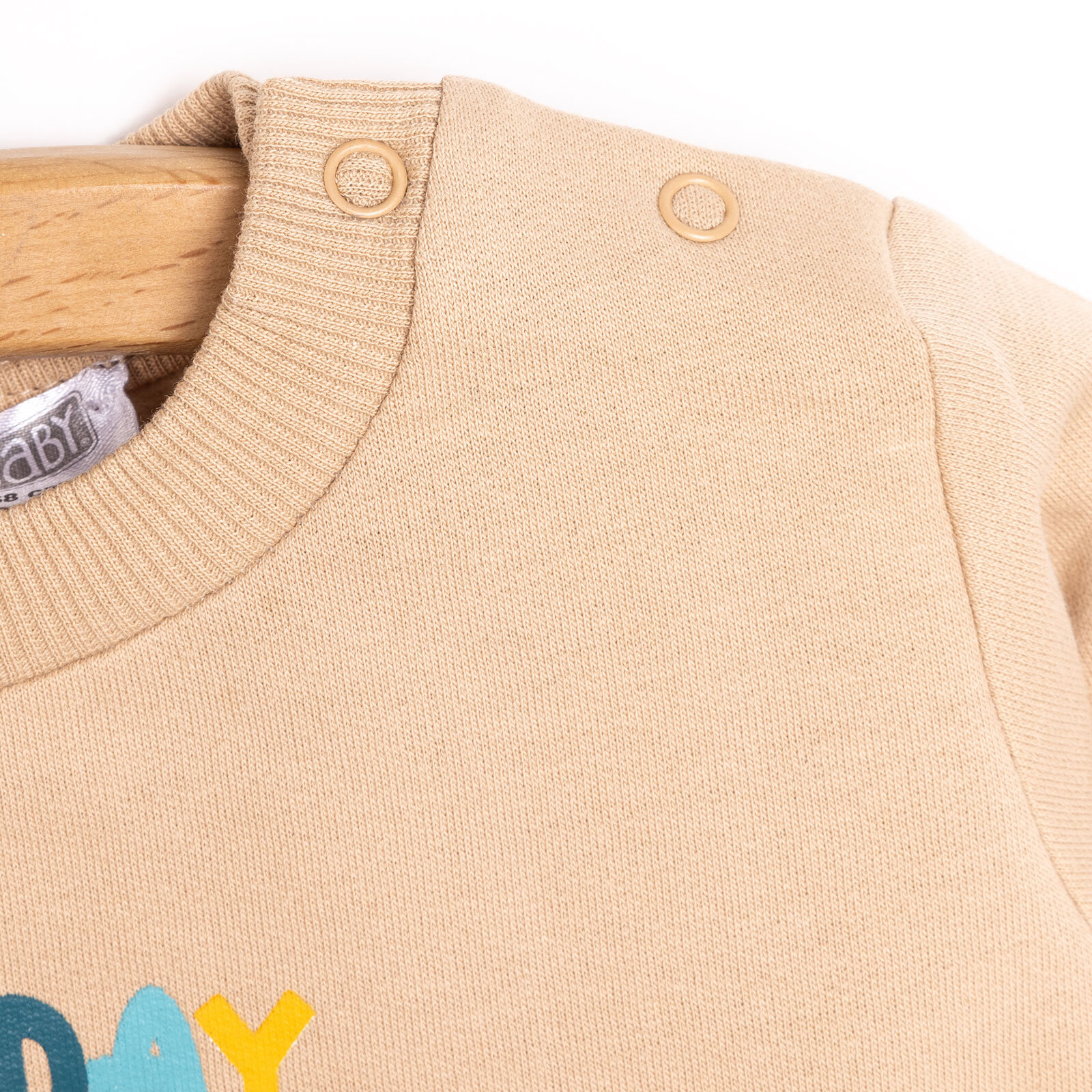 Basic Az Şardonlu Hero Baskılı Sweatshirt Erkek Bebek