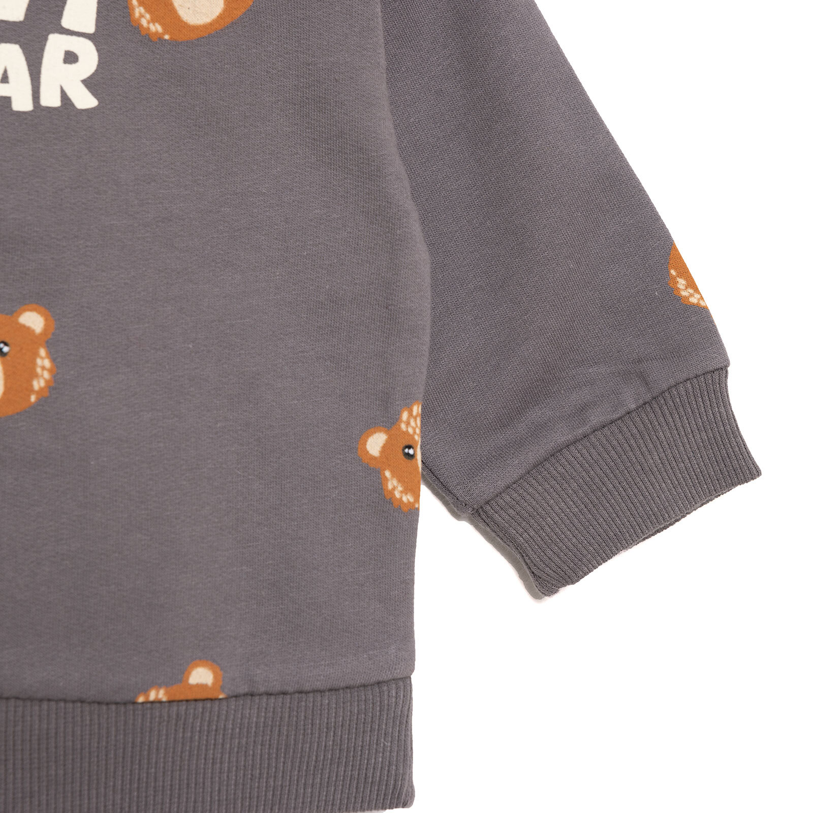 Basic Az Şardonlu Honey Bear Desenli Sweatshirt Erkek Bebek Basic Az Şardonlu Honey Bear Desenli Sweatshirt Erkek Bebek