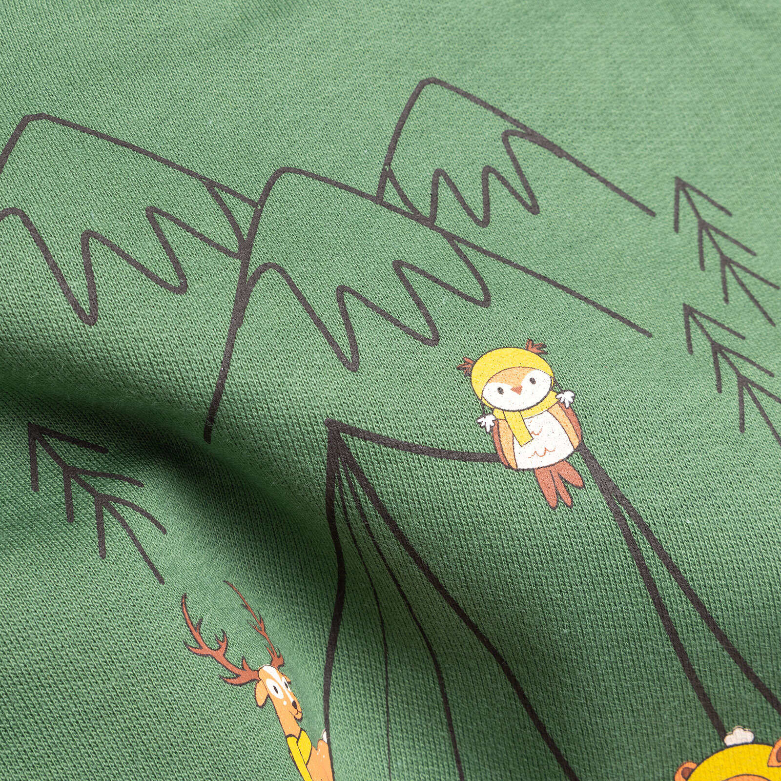 Basic Az Şardonlu Kamp Temalı Sweatshirt Erkek Bebek Basic Az Şardonlu Kamp Temalı Sweatshirt Erkek Bebek