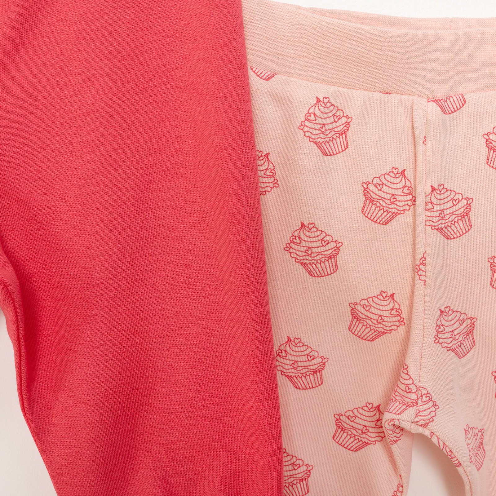 Basic Cupcake Desenli 2li Patiksiz Alt Kız Bebek