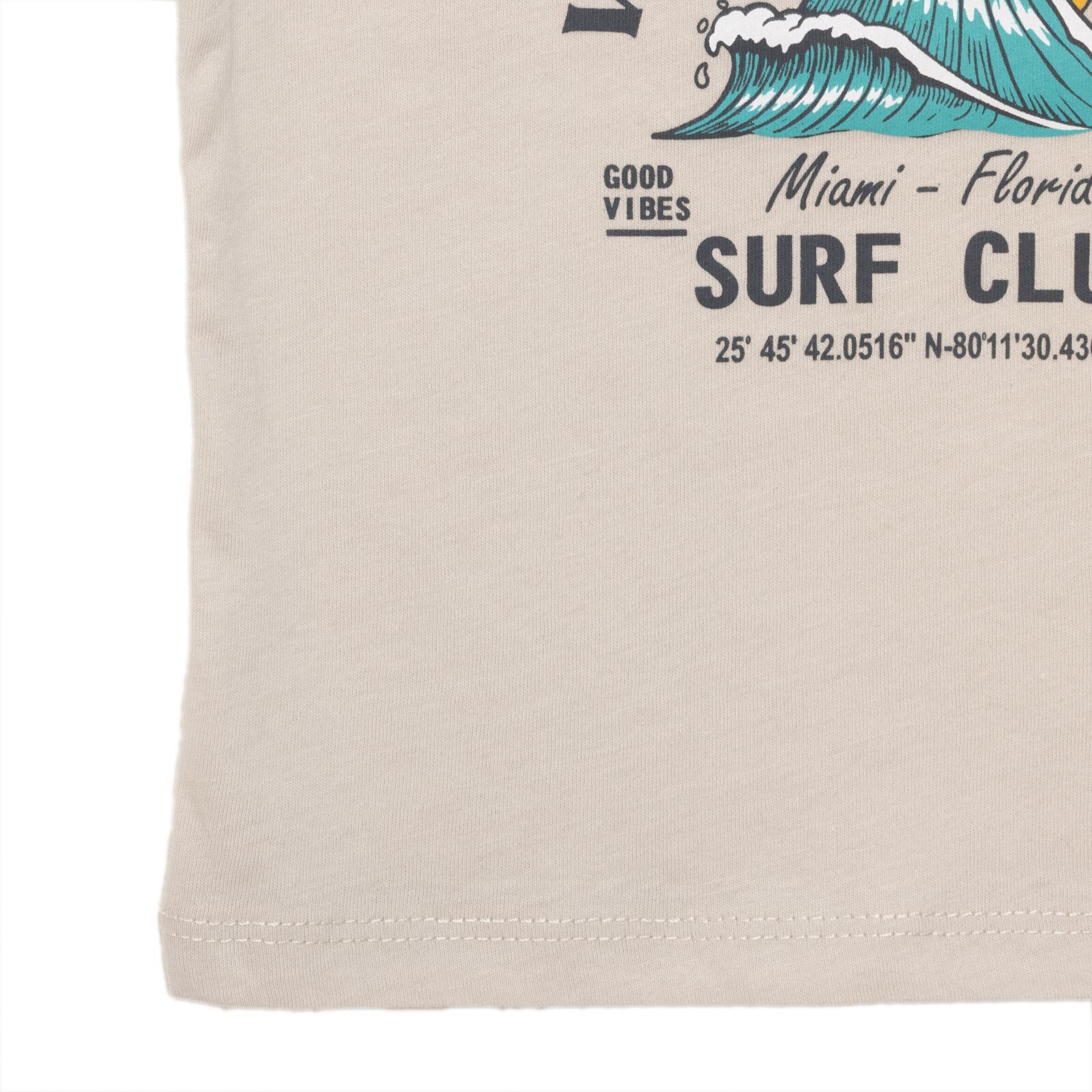 Basic Dalga Baskılı Tshirt Erkek Bebek