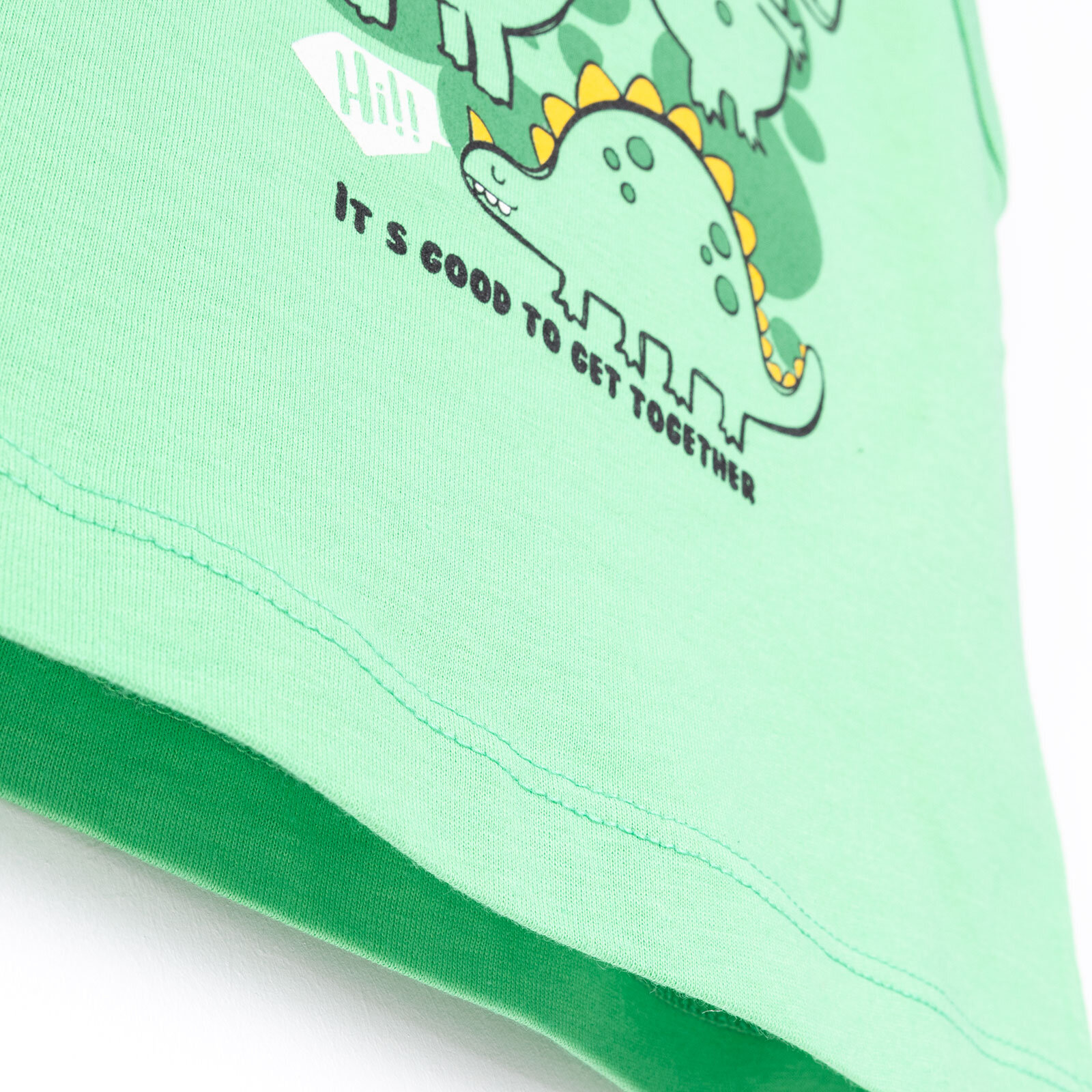 Basic Dino Baskılı Atlet Tshirt Erkek Bebek