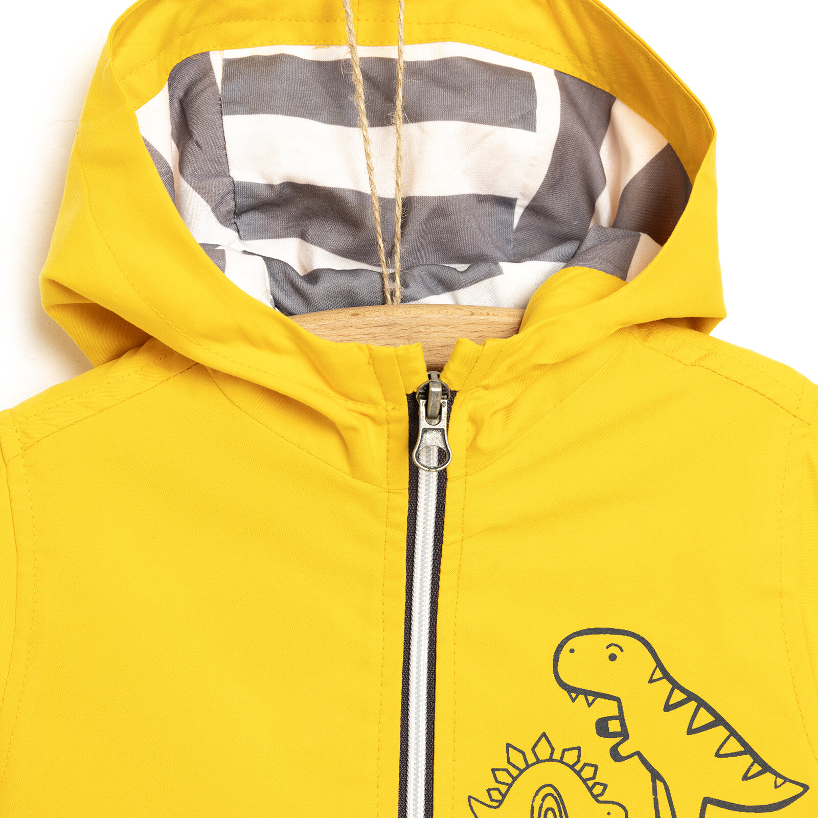 Basic Dinozor Baskılı Yağmurluk Erkek Bebek