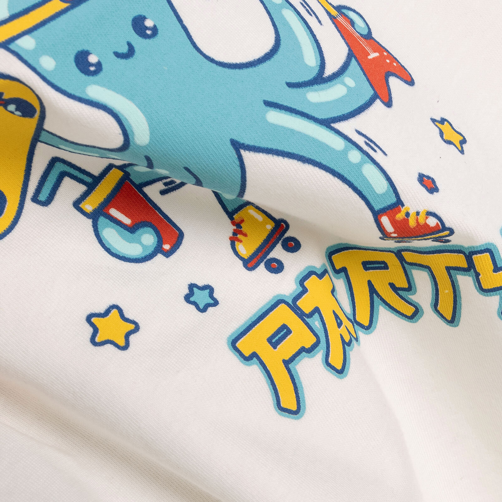 Basic Erkek Ahtapot Baskılı Atlet Tshirt Erkek Bebek