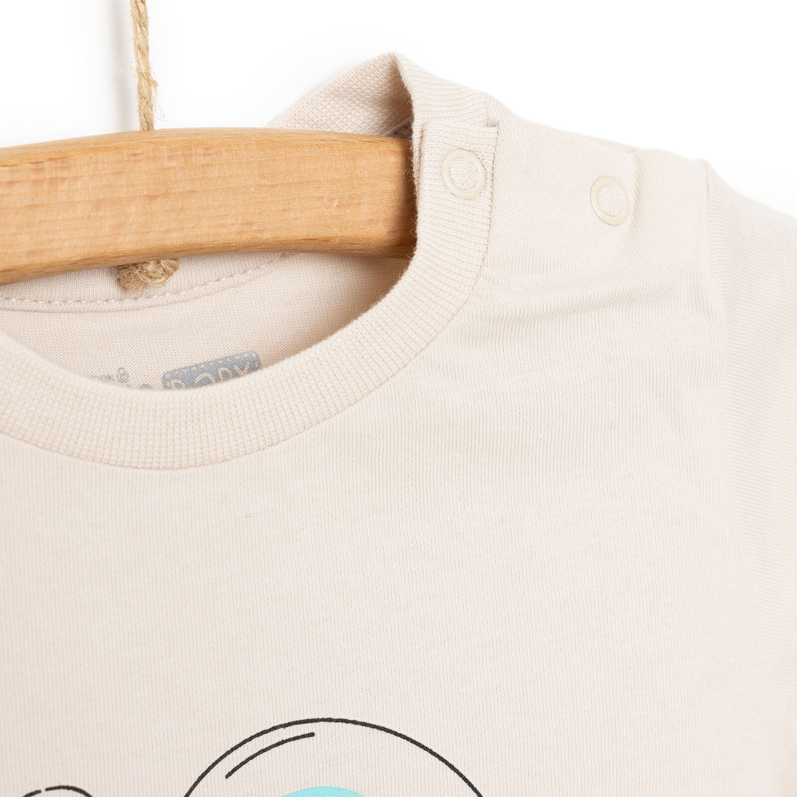 Basic Erkek Astro Dinozor Baskılı T-Shirt Erkek Bebek