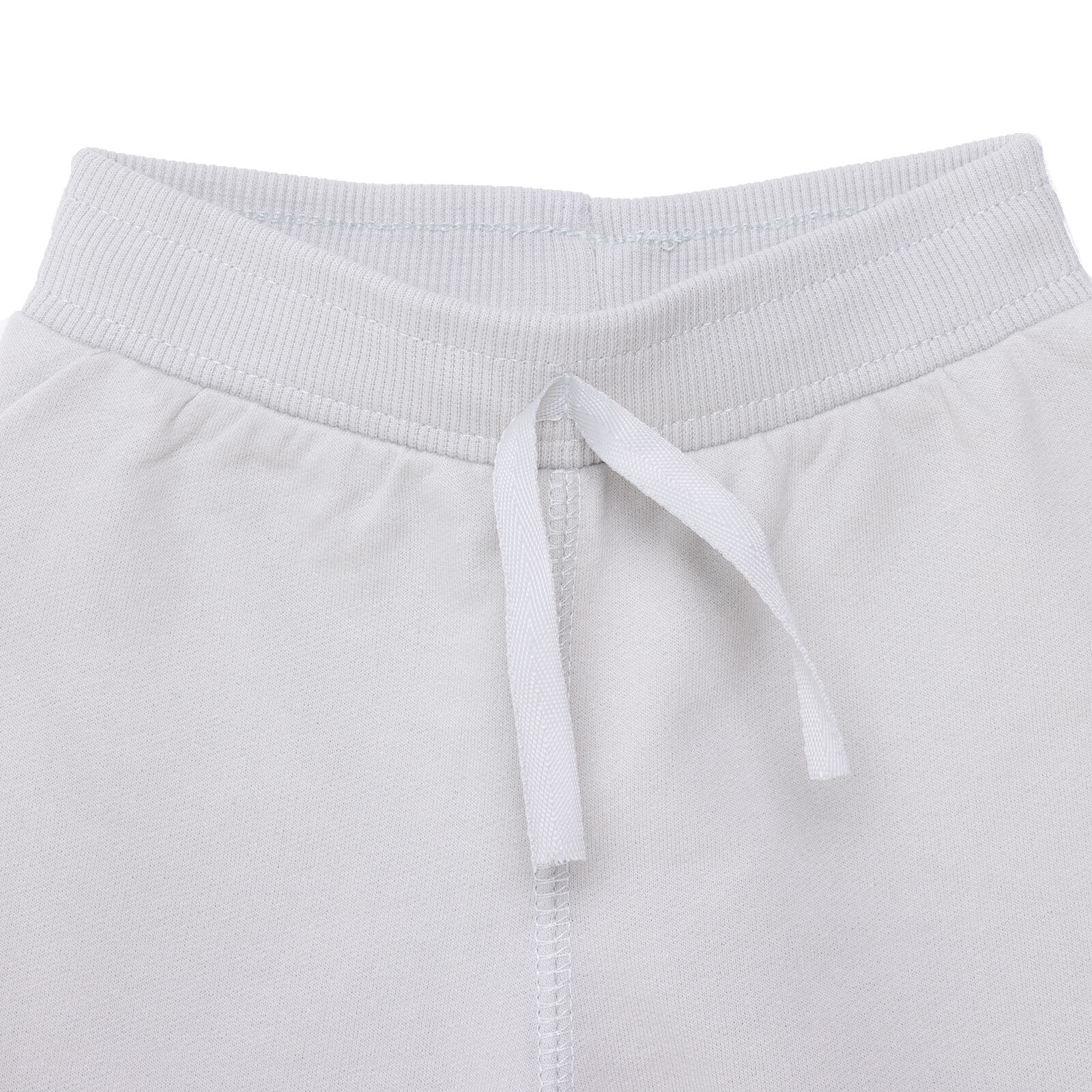 Erkek Bebek Eşofman Alt Şardonlu Kumaş Ribana Paça Gri