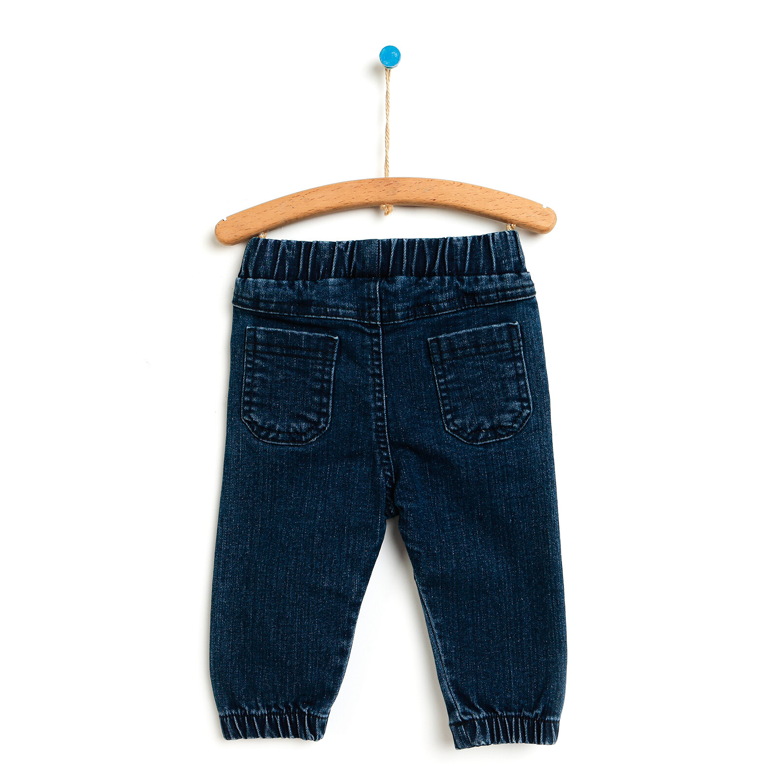 Basic Erkek Bebek Jogger Denim Pantolon Erkek Bebek