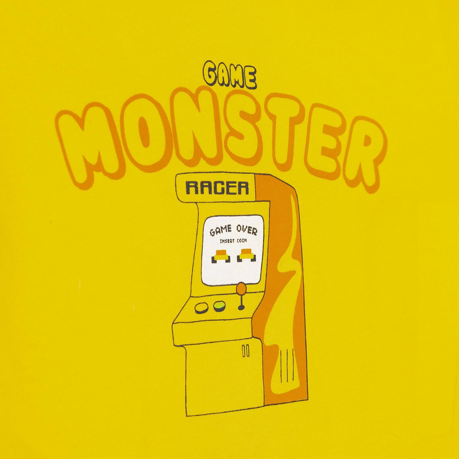 Basic Erkek Canavar Oyun Baskılı T-Shirt Erkek Bebek