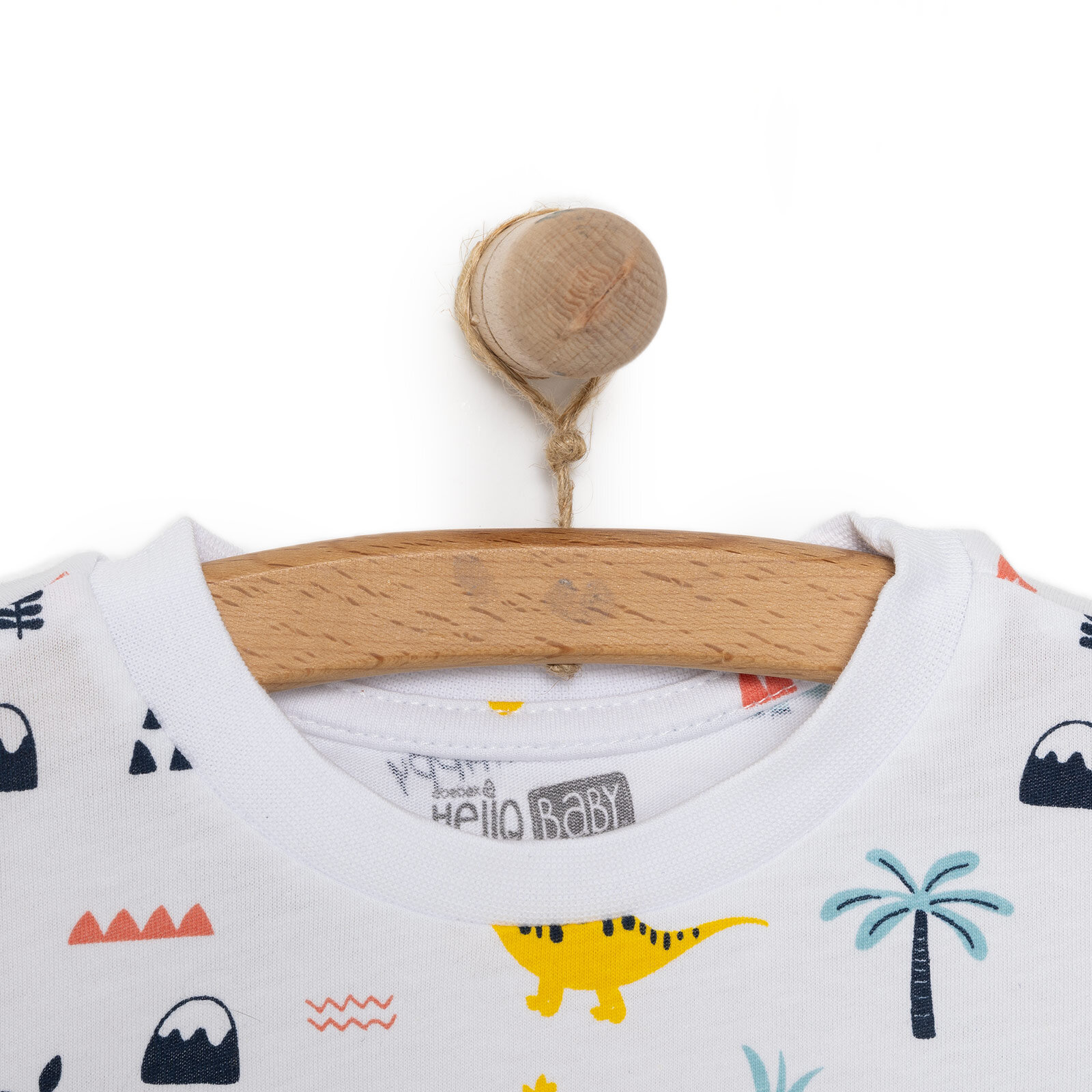 Basic Erkek Dinozor Baskılı T-Shirt Erkek Bebek