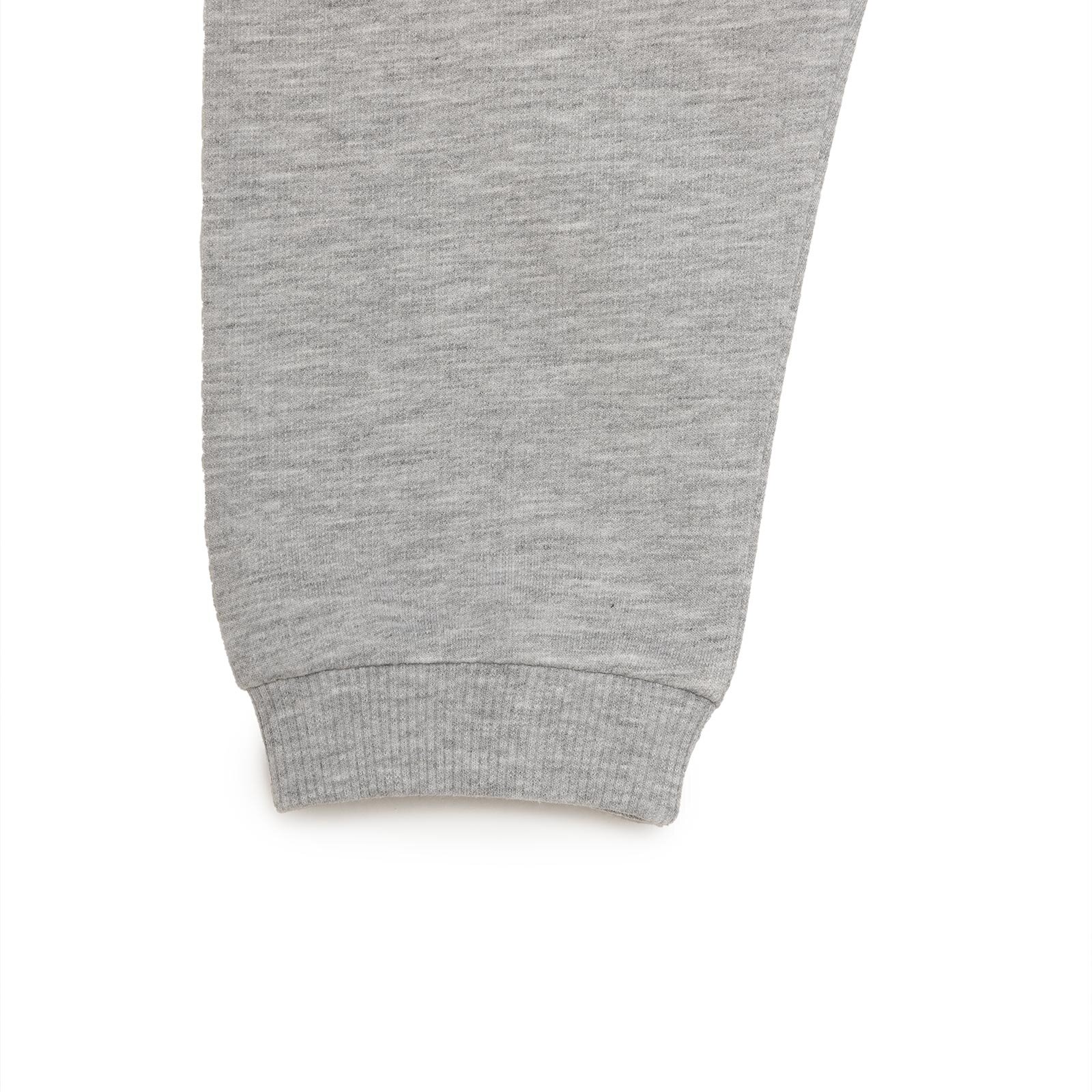 Unisex Eşofman Alt Şardonlu Gri Melanj