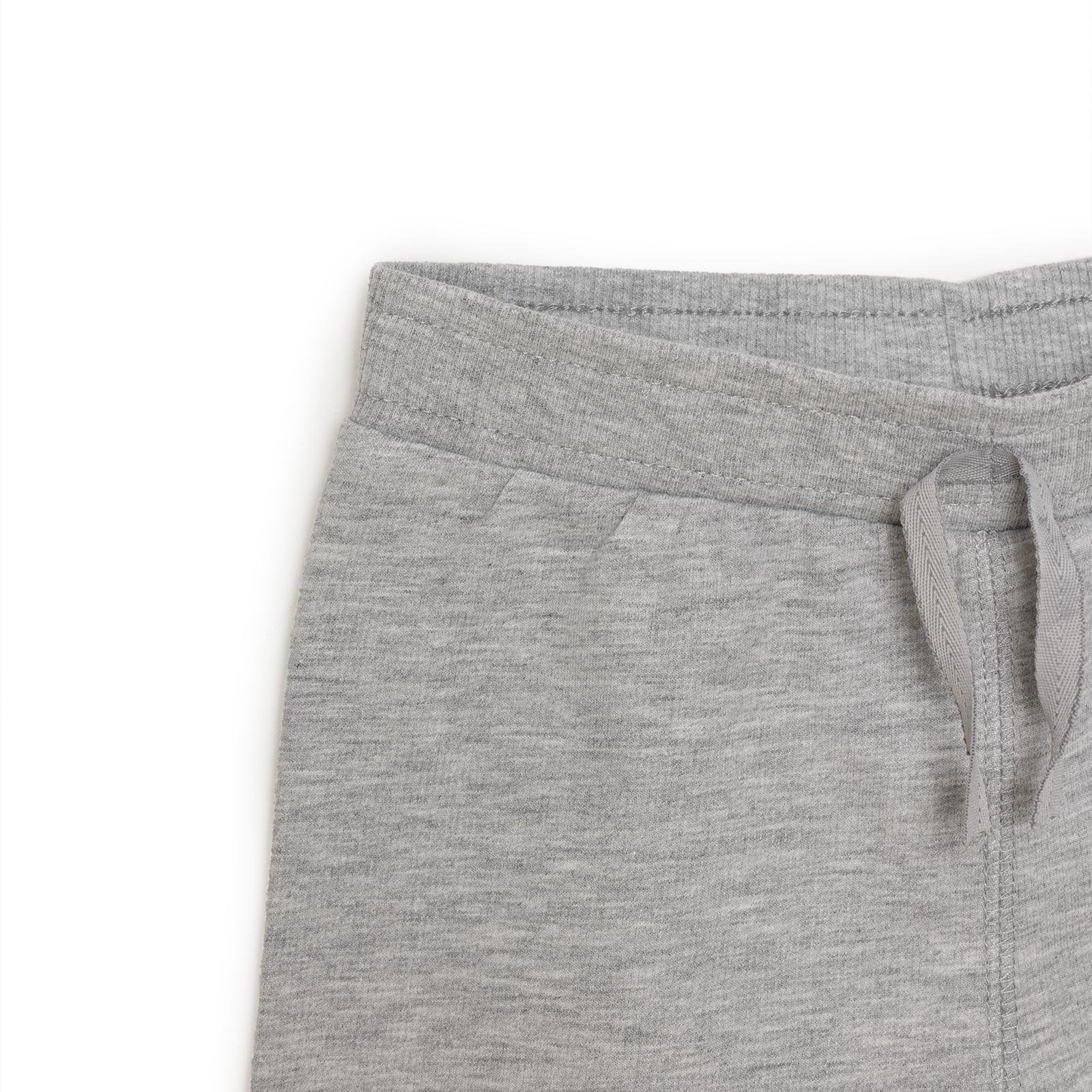 Unisex Eşofman Alt Şardonlu Gri Melanj