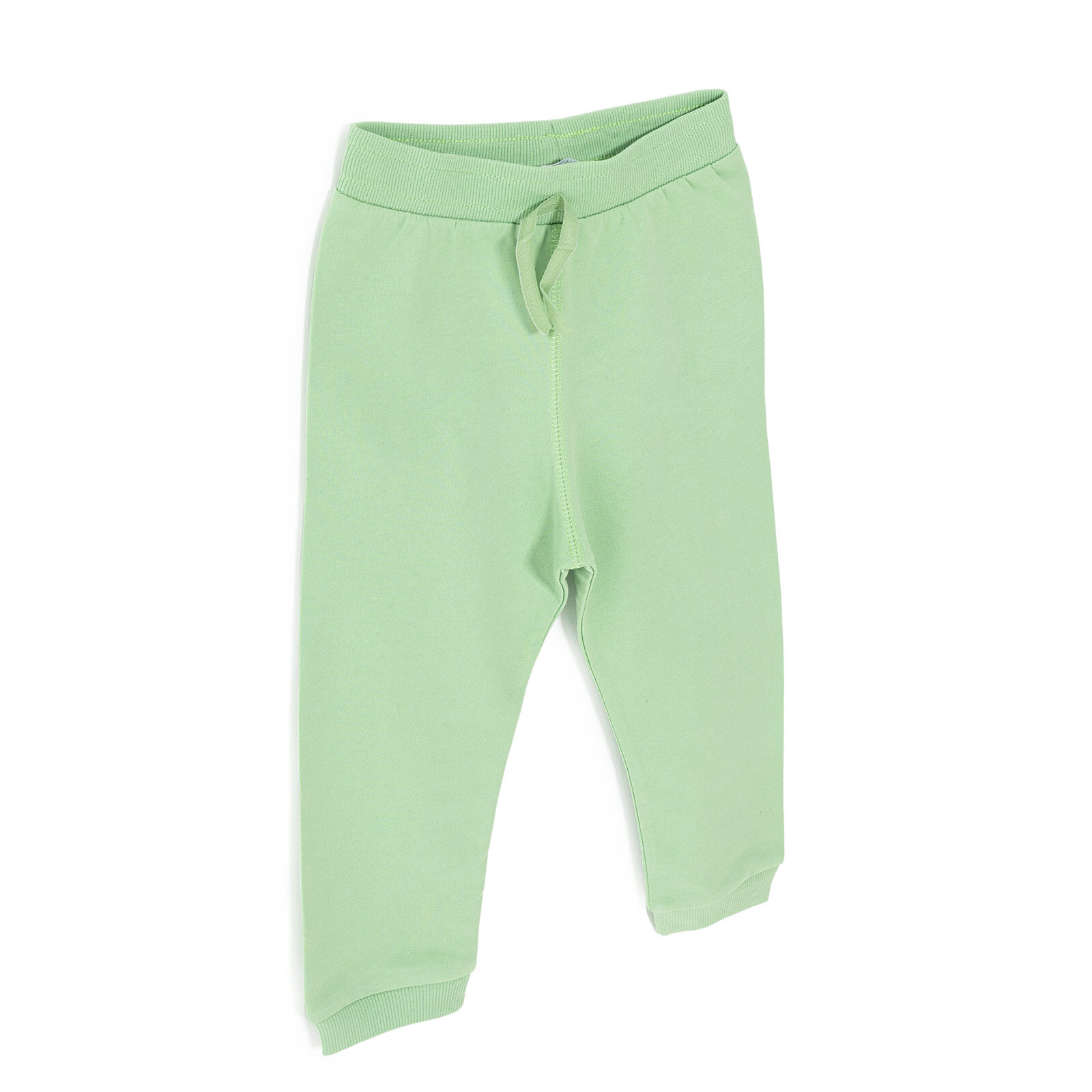 Erkek Bebek Eşofman Alt İki İplik Kumaş Ribanalı Paça