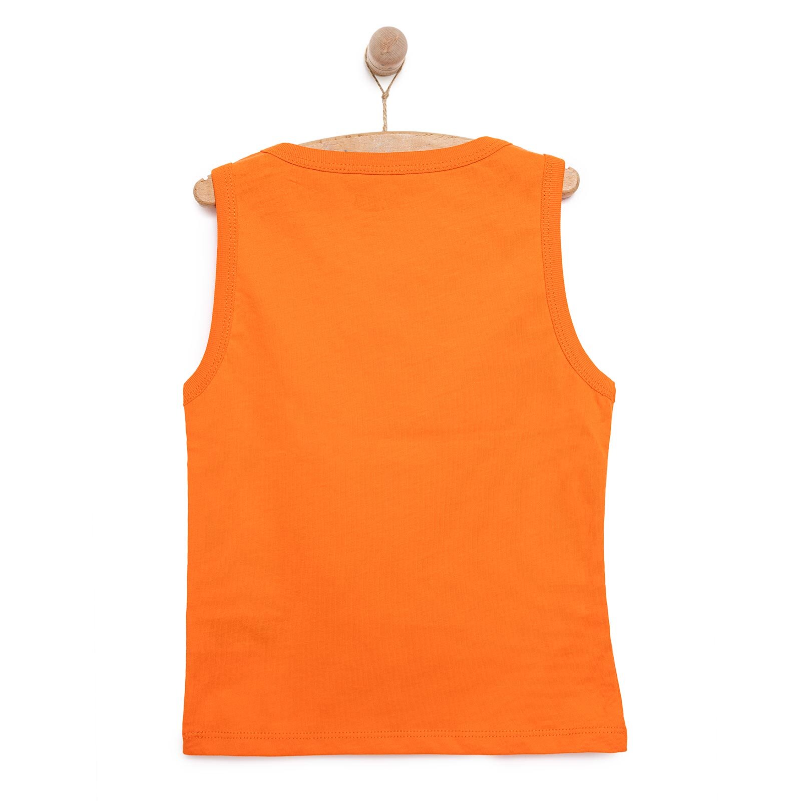 Basic Erkek Hayvan Baskılı Atlet Tshirt Erkek Bebek